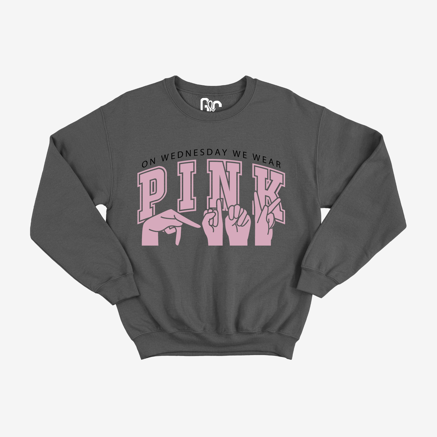 Wednesday Pink Crewneck