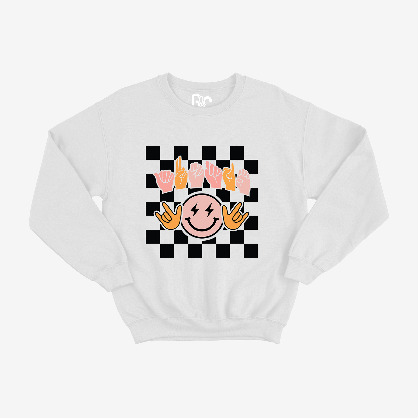Smiley Auntie Girl Crewneck