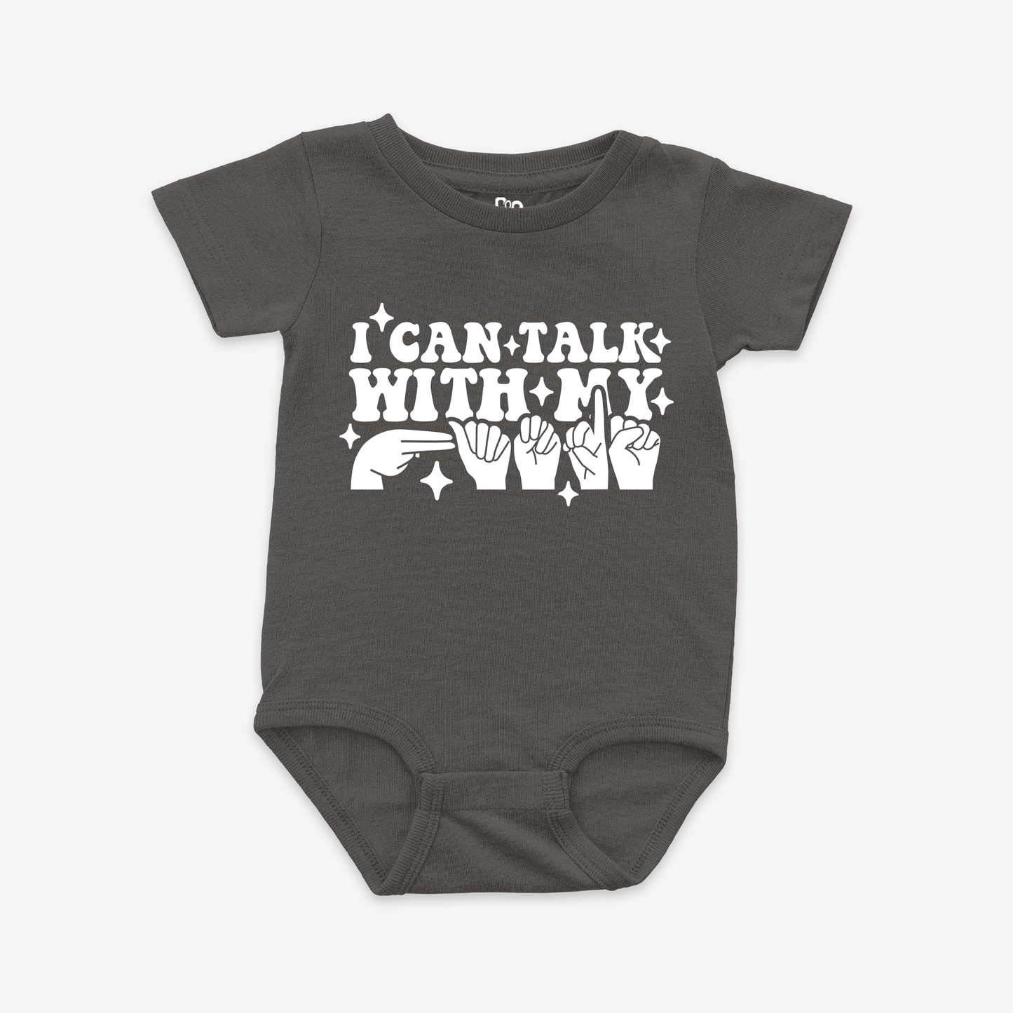 I Can Talk With My Hands Onesie Tee