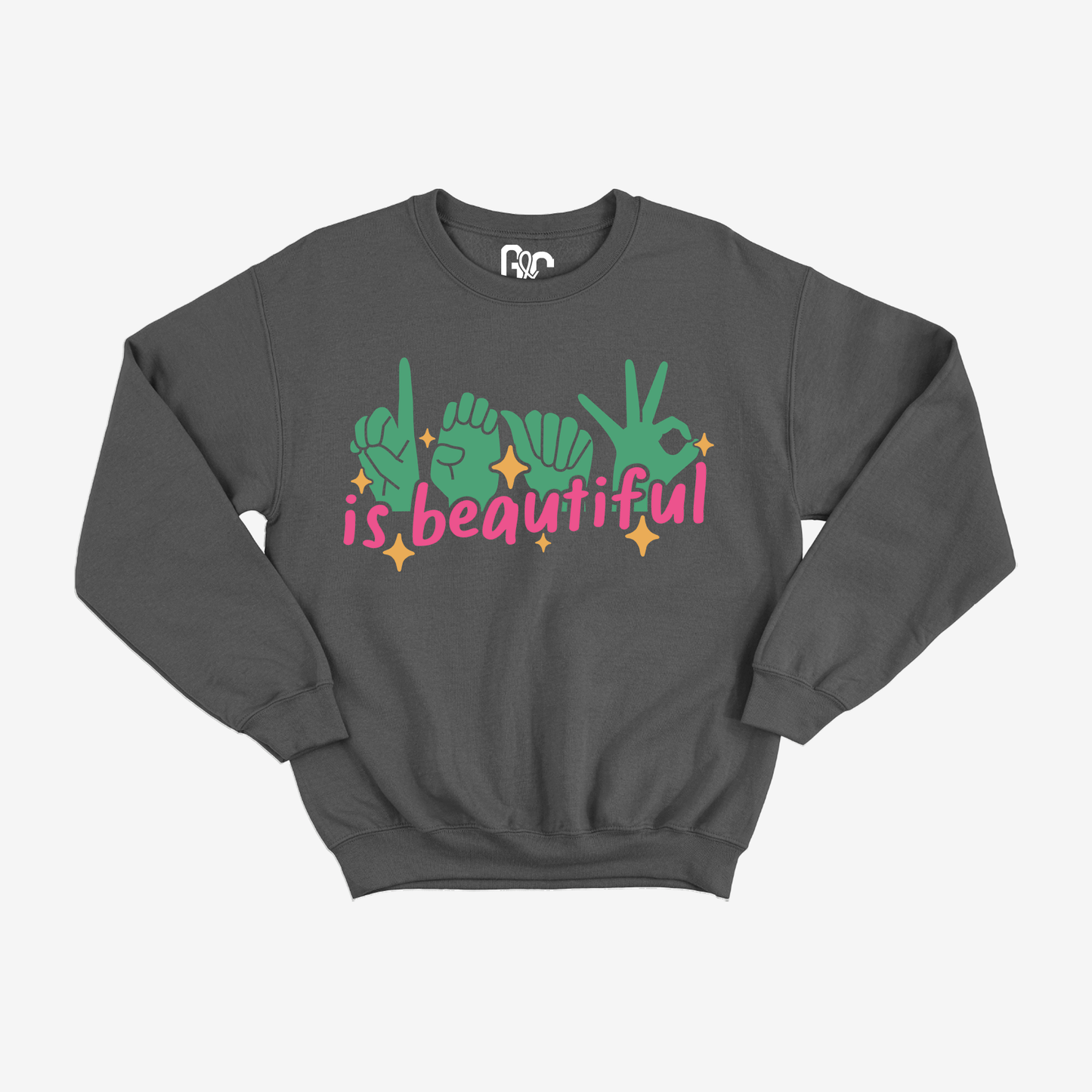 Deaf is Beautiful Crewneck