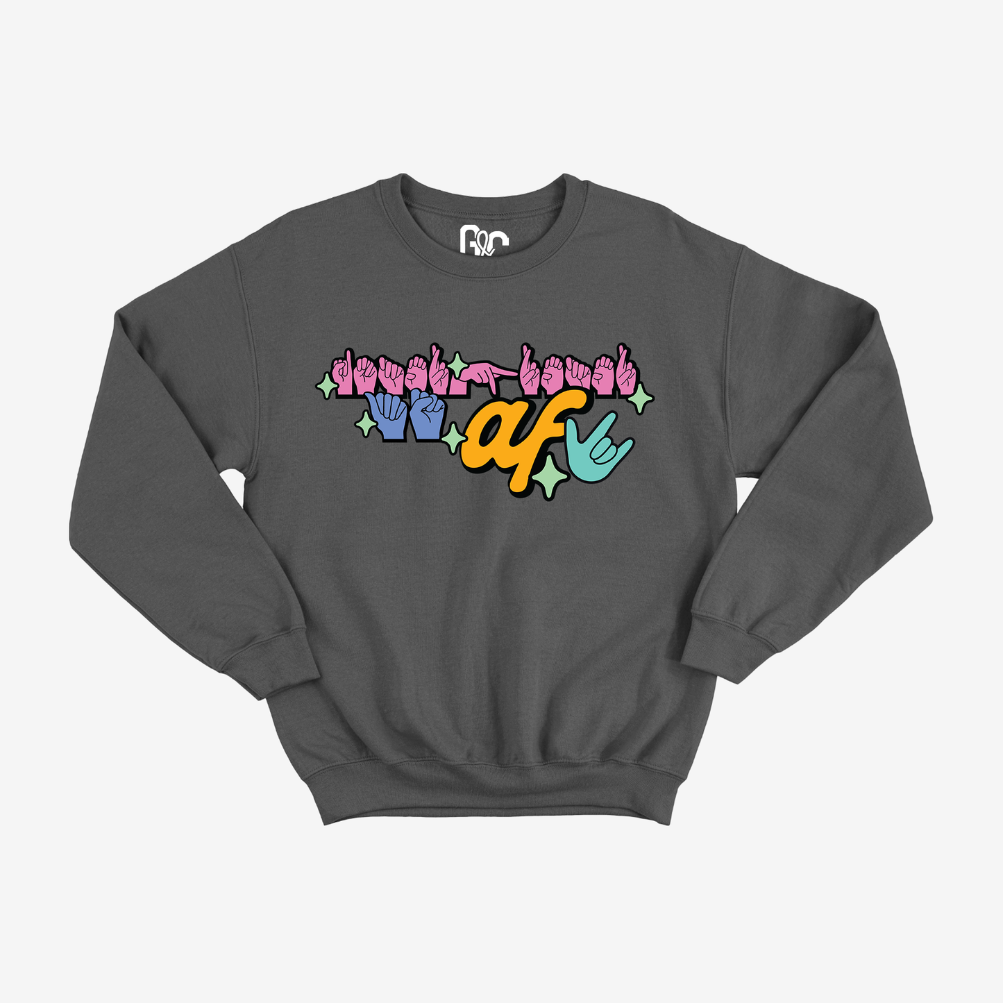 Interpreter as AF Crewneck