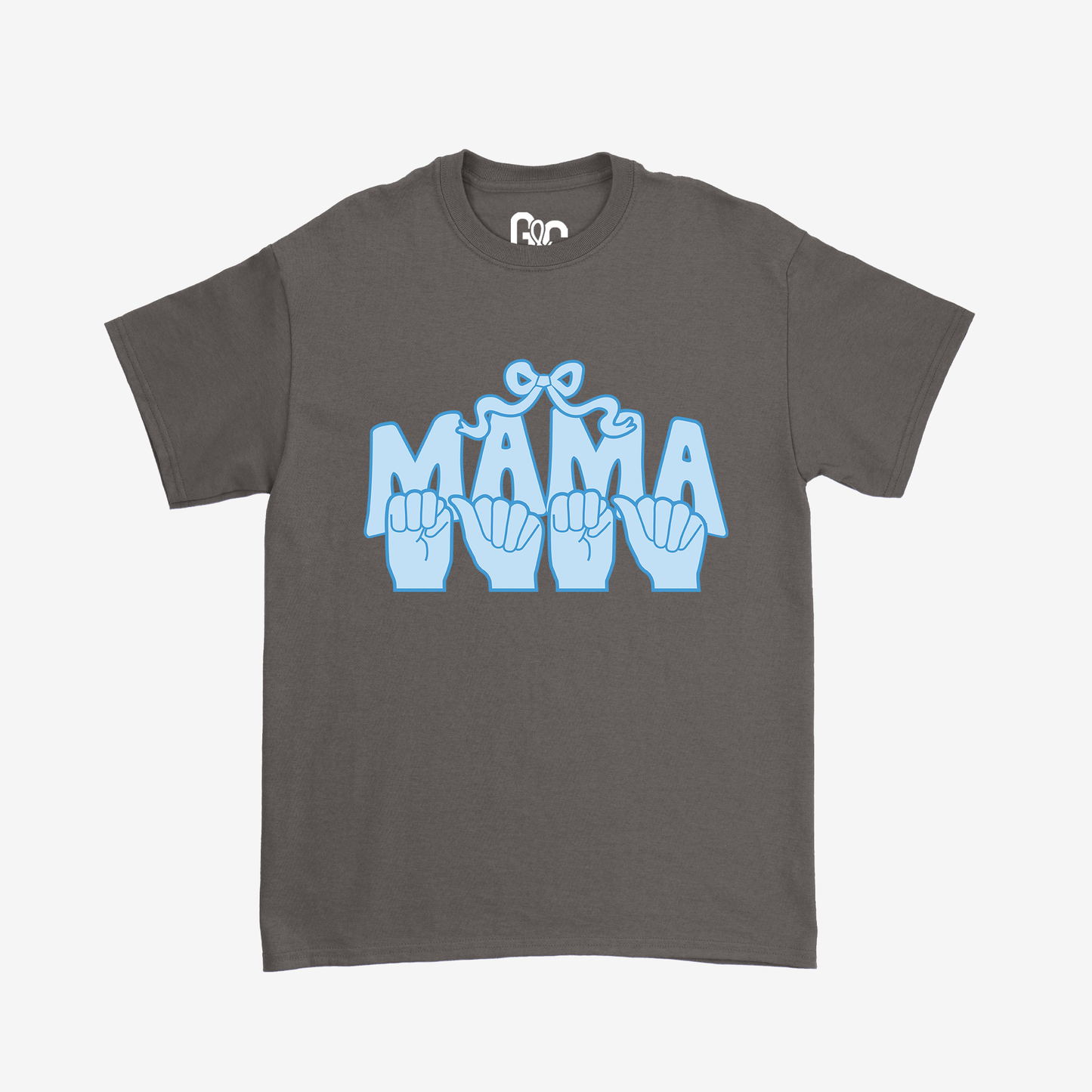 Blue Coquette Mama Tee