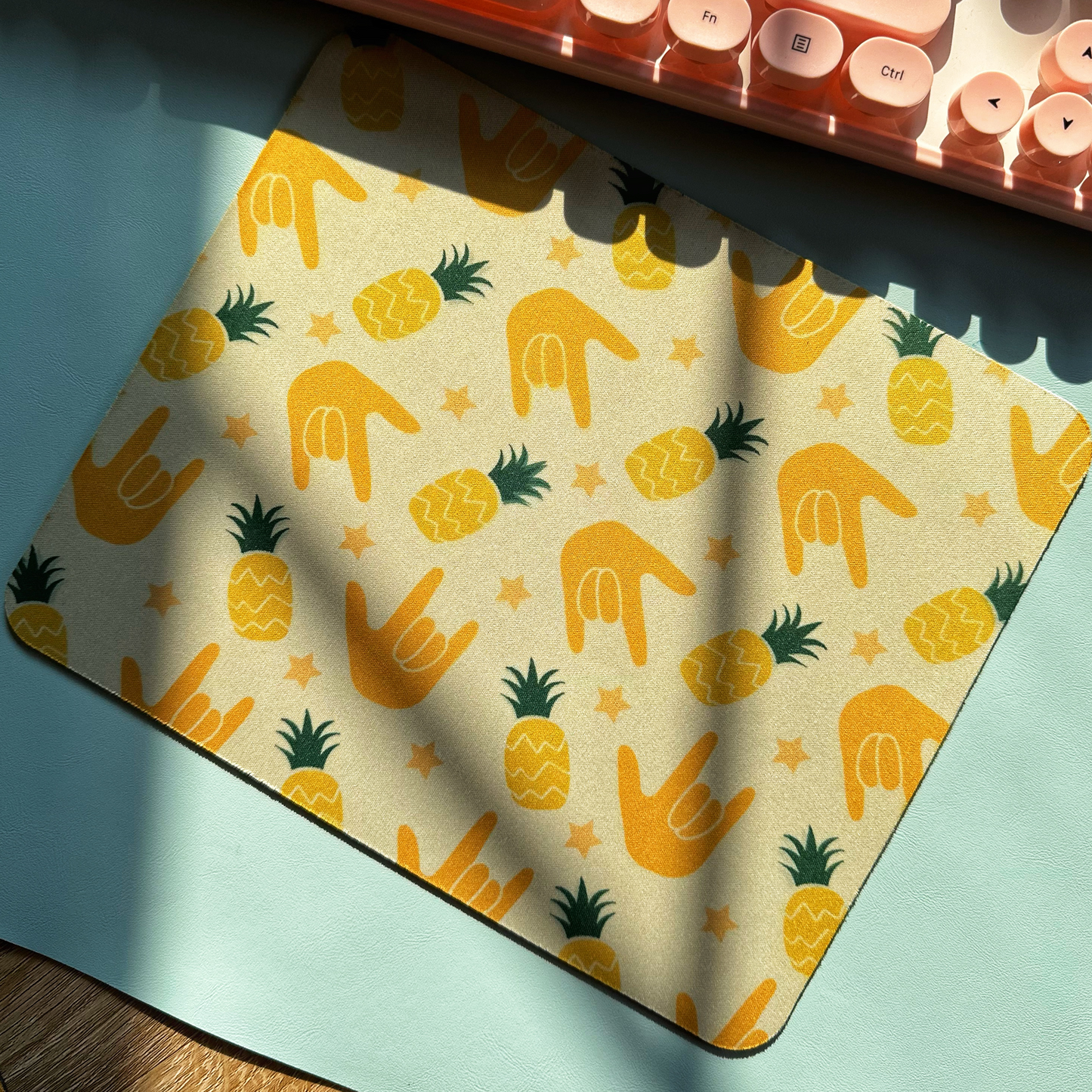 Pineapple ILY Mousepad