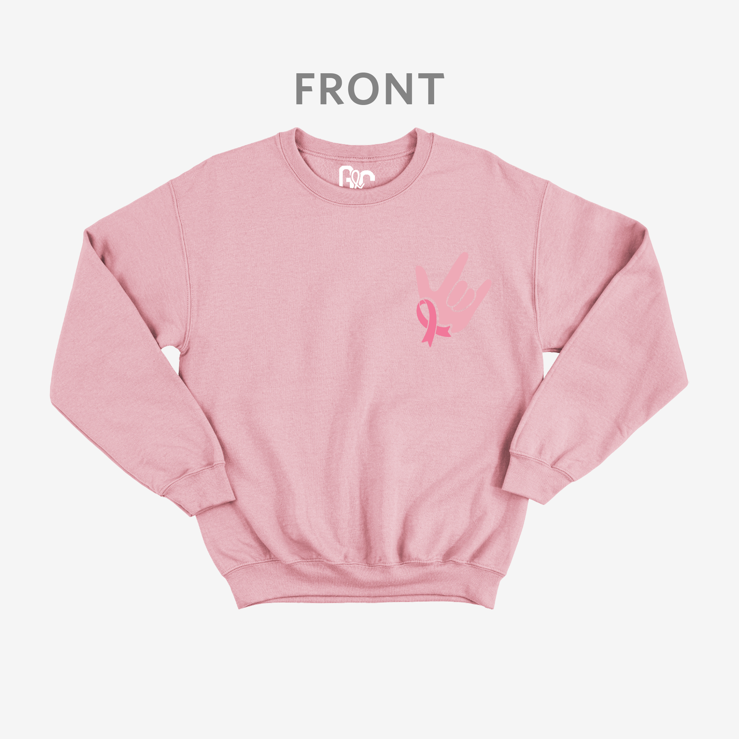 In October we wear pink Crewneck