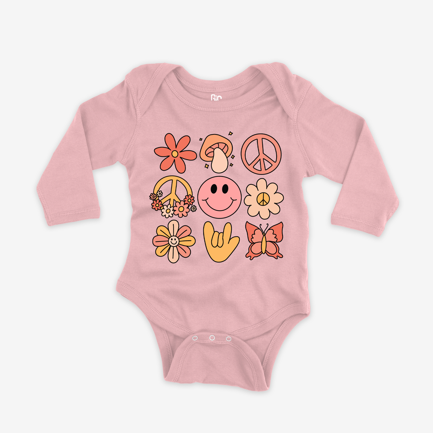 Love & Peace Onesie Sleeve