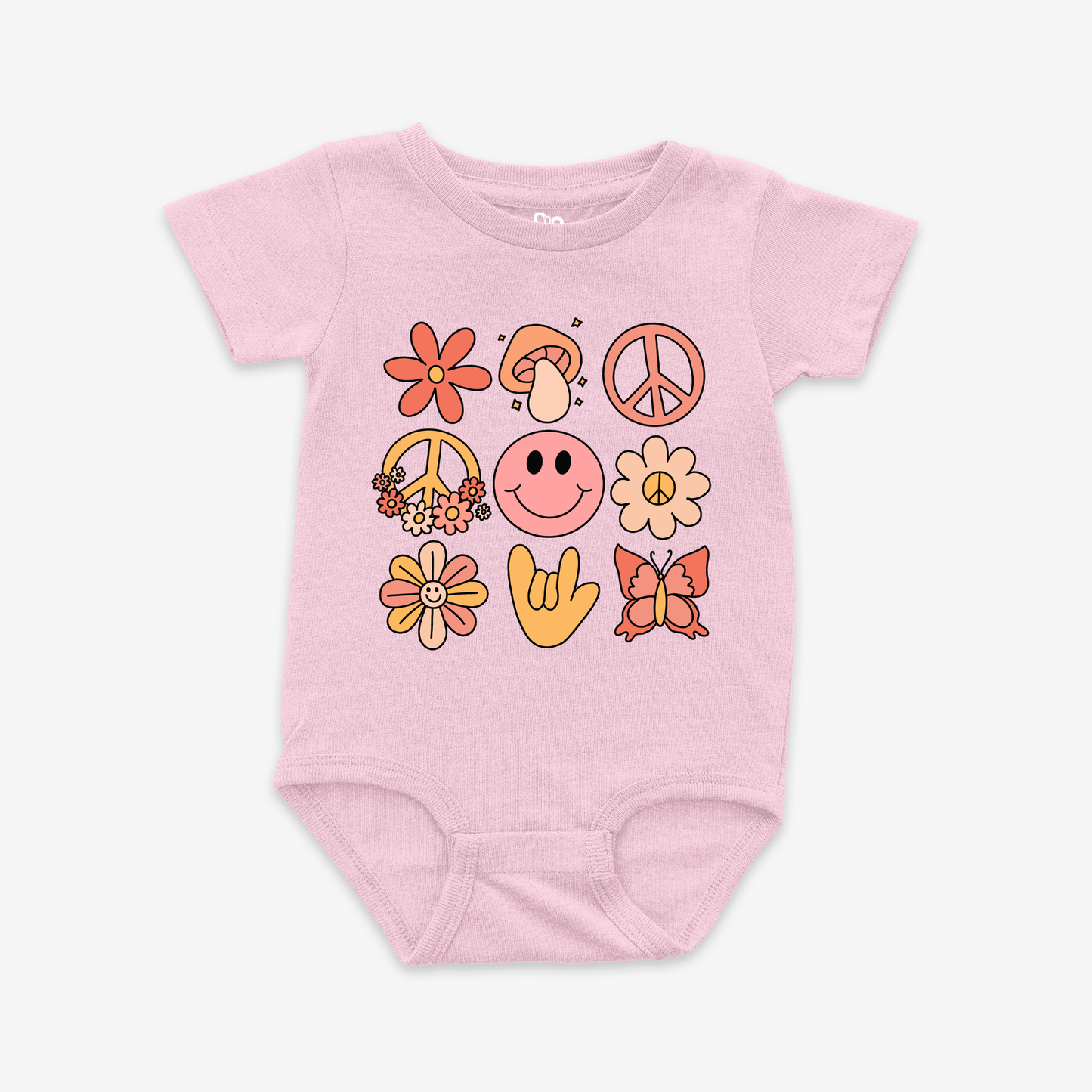 Love & peace Onesie Tee
