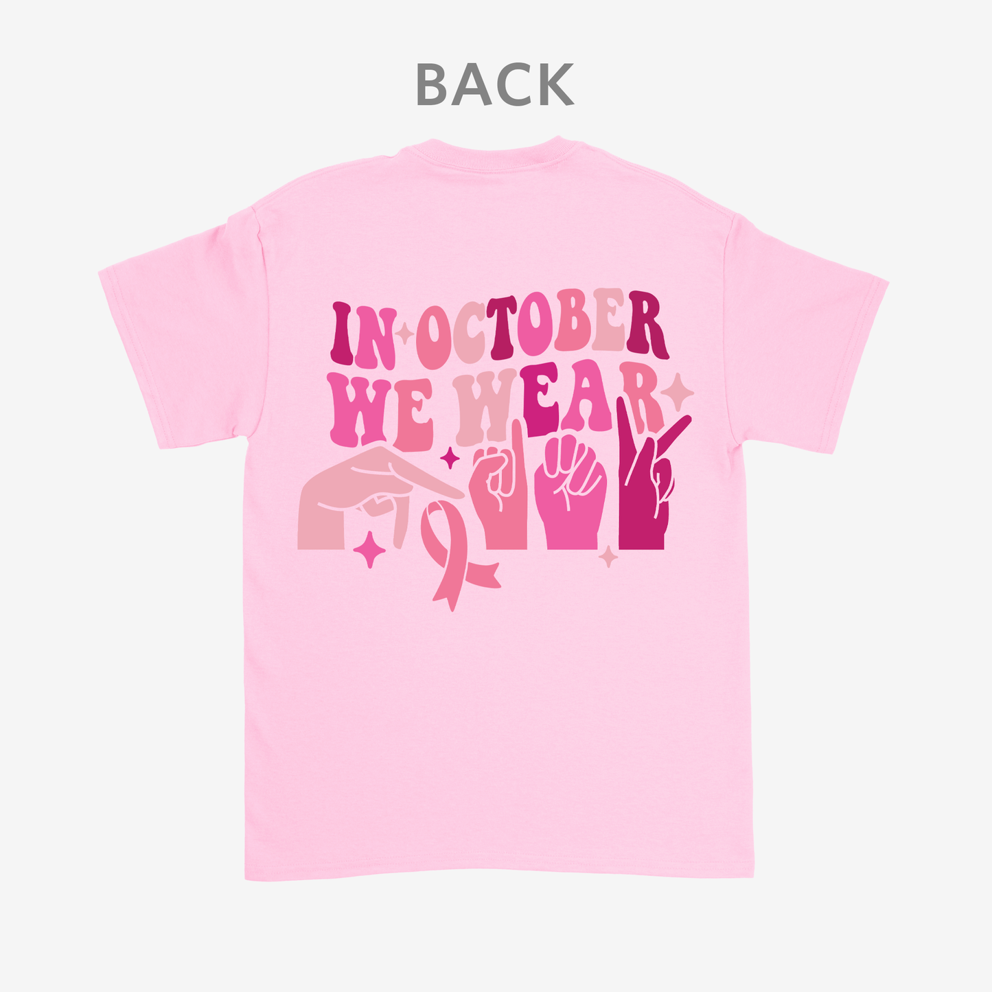 In October we wear pink Tee