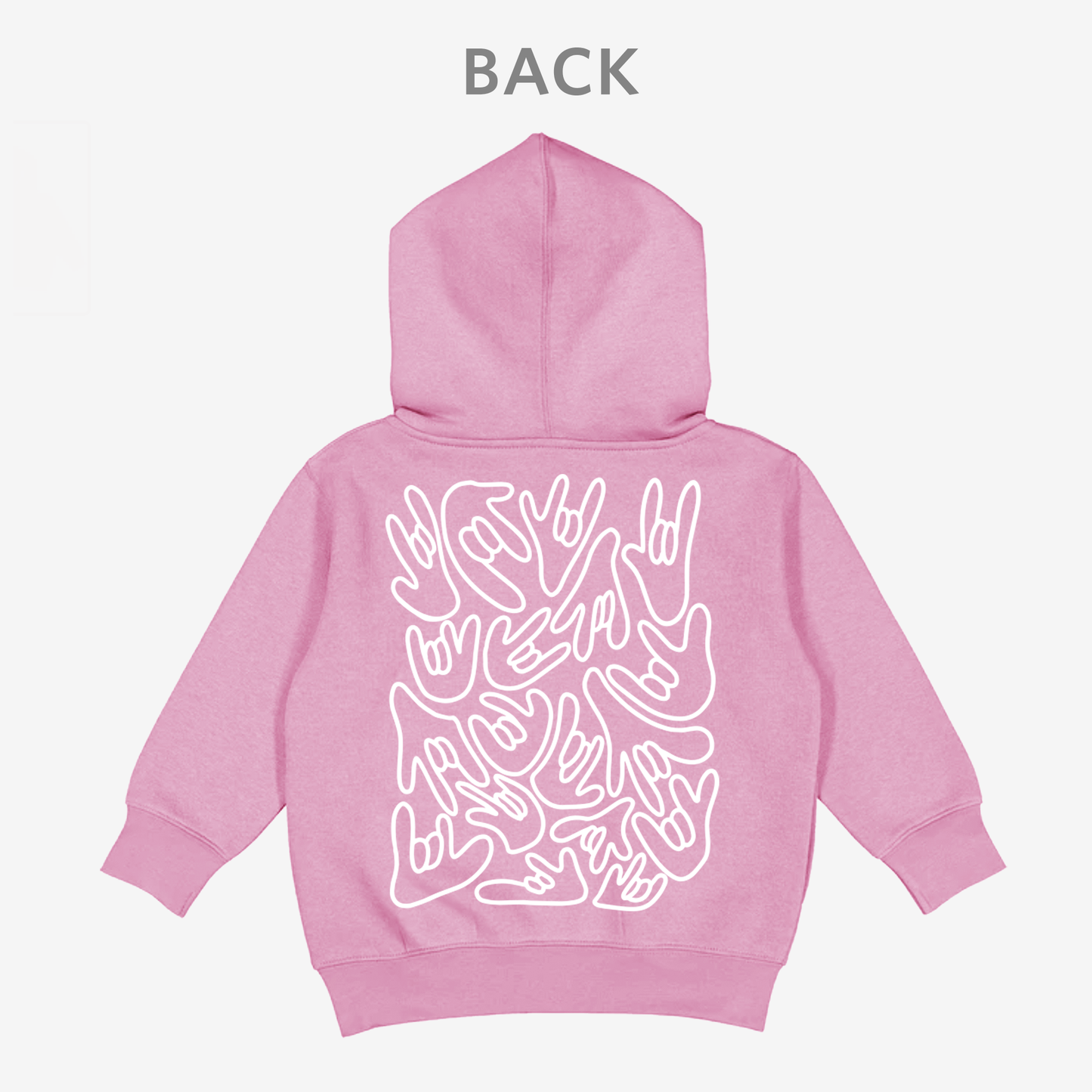 I Love You Toddler Hoodie