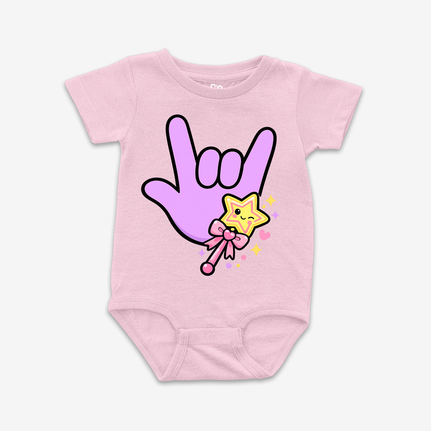 Magic Wand ILY Onesie Tee