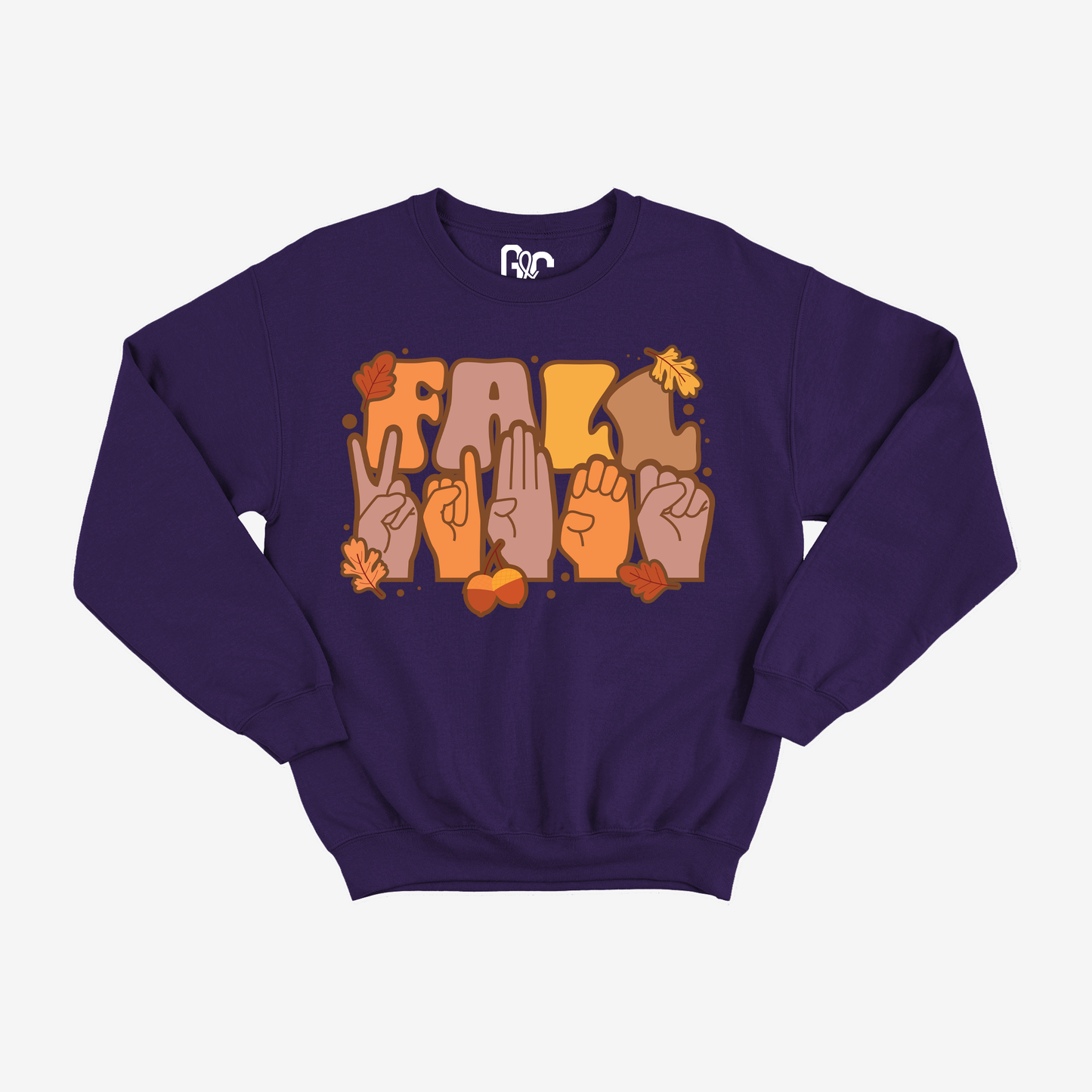 Fall Vibes Youth Crewneck