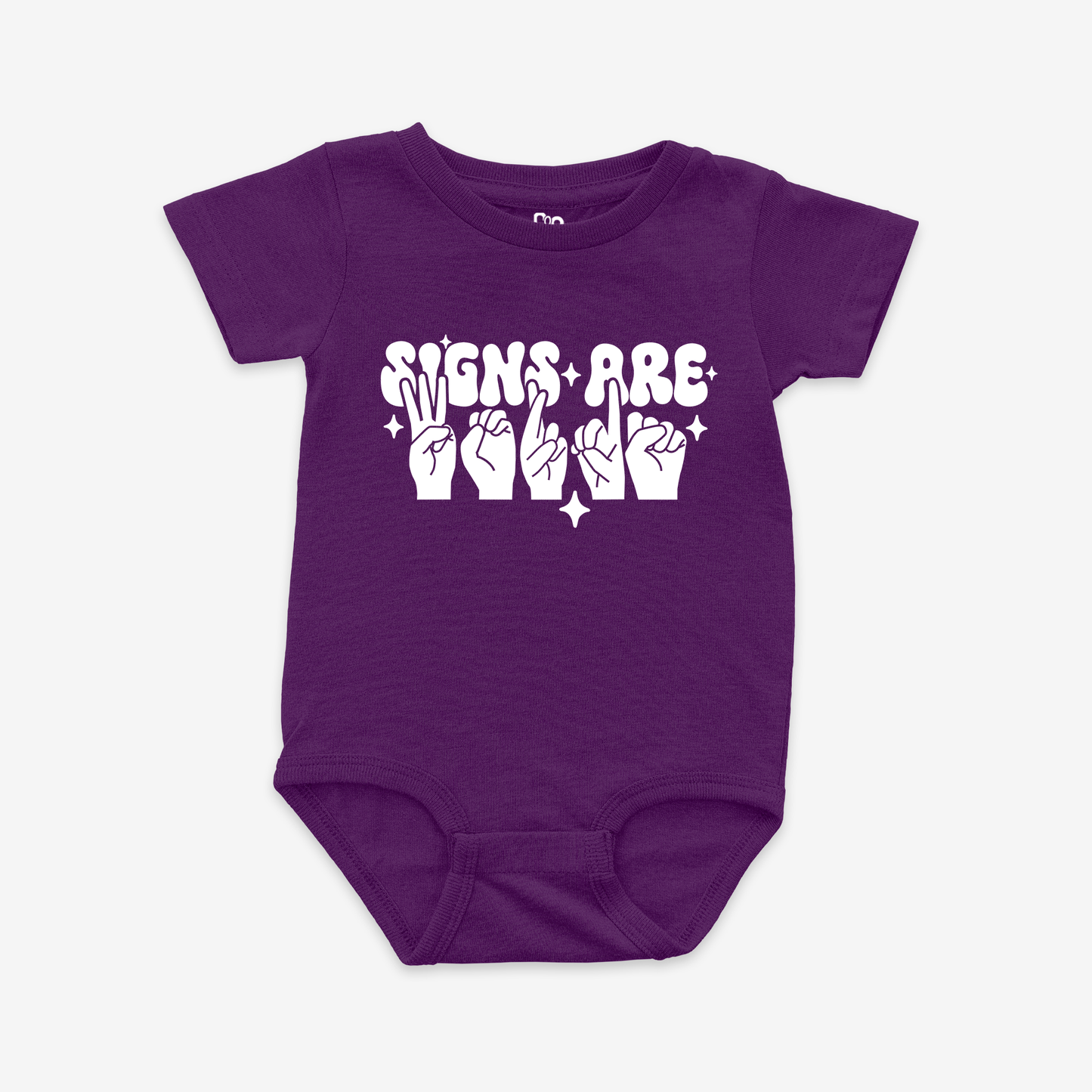 Sign Are Words Onesie Tee