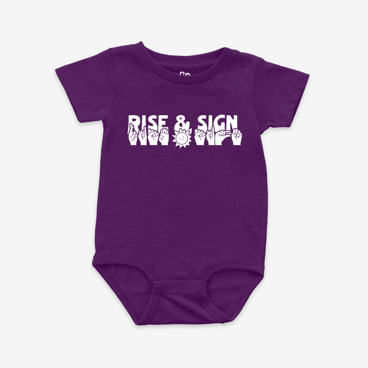Rise & Sign Onesie Tee