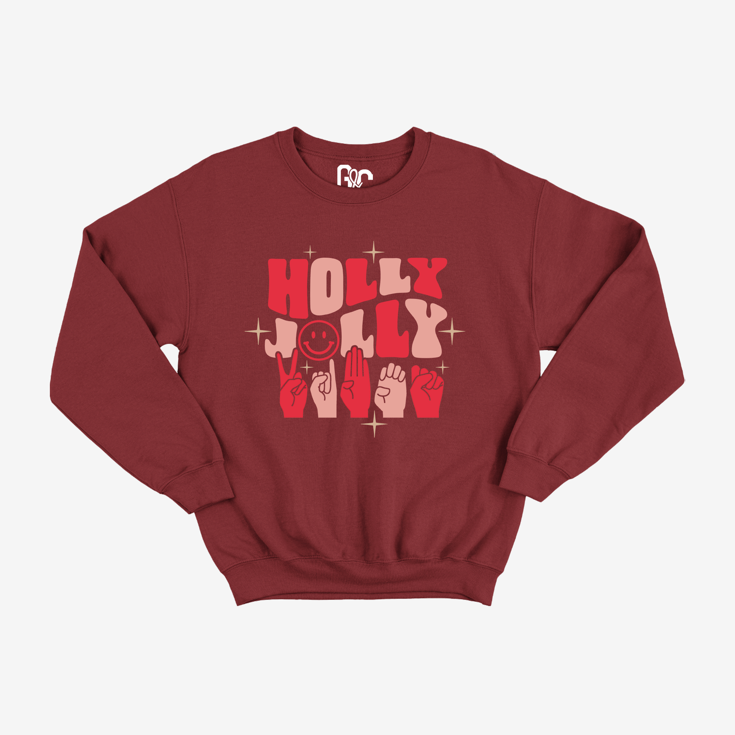 Holly Jolly Vibes Crewneck