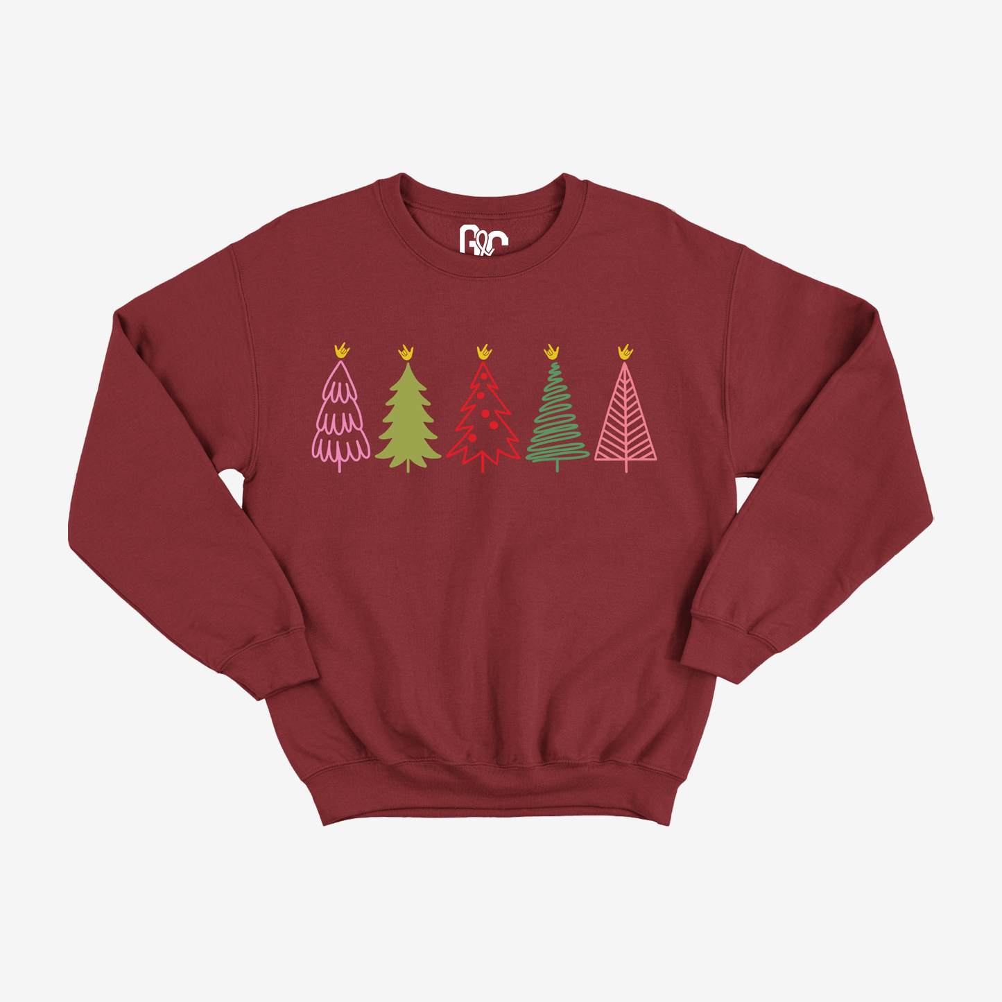 ILY Christmas Tree Crewneck