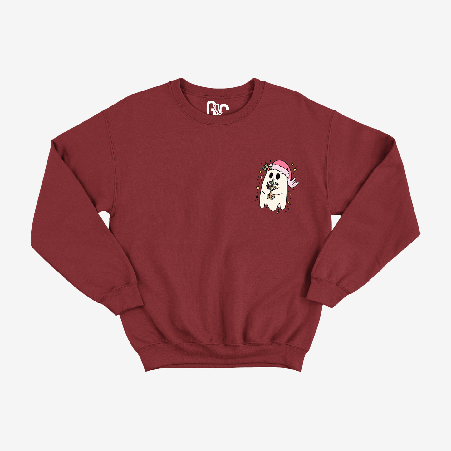 Xmas Ghost ILY Crewneck