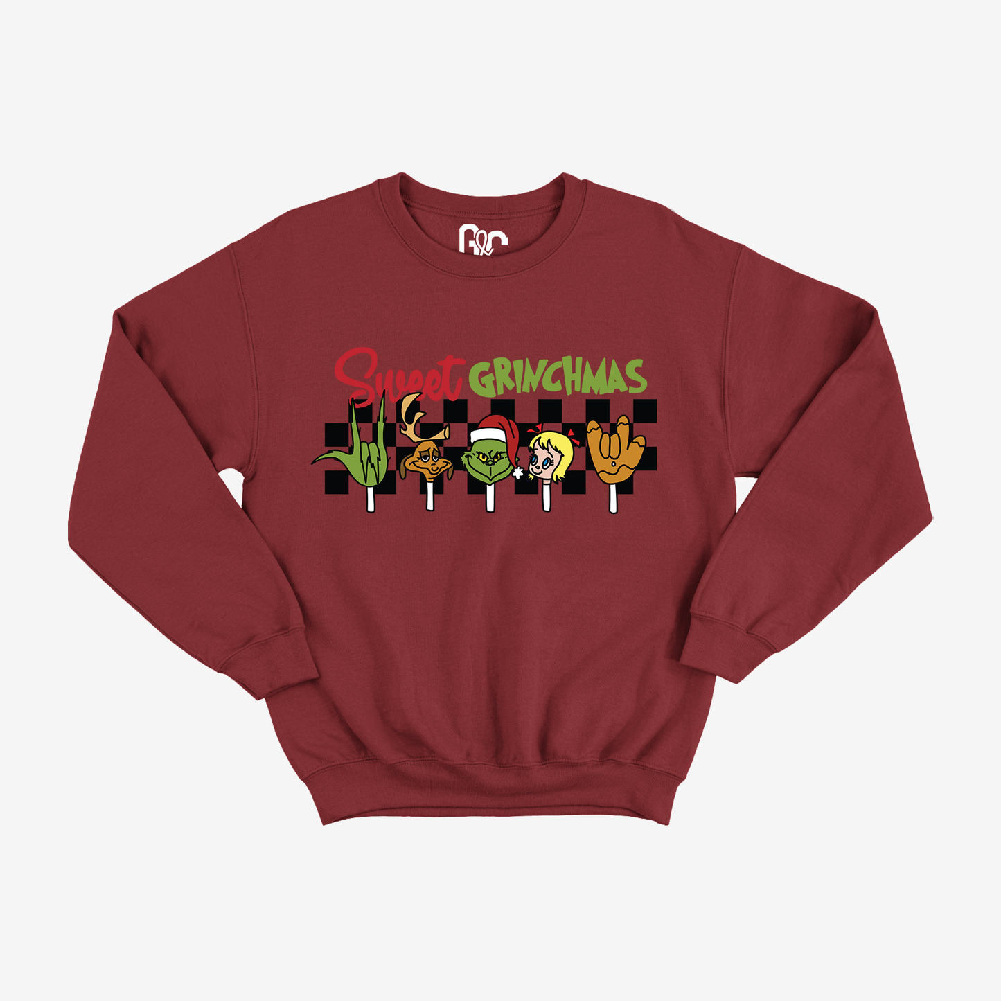 Sweet Grinchmas Youth Crewneck