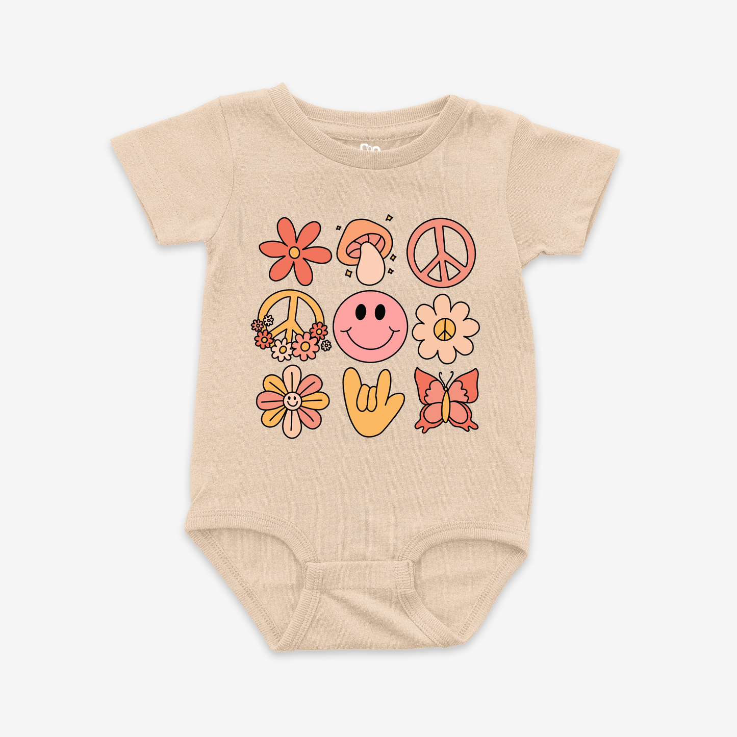 Love & peace Onesie Tee