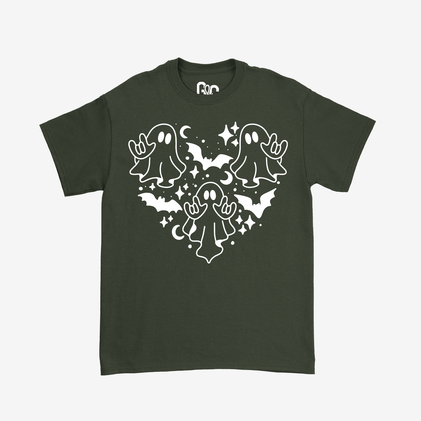 Ghostly Heart ILY Tee