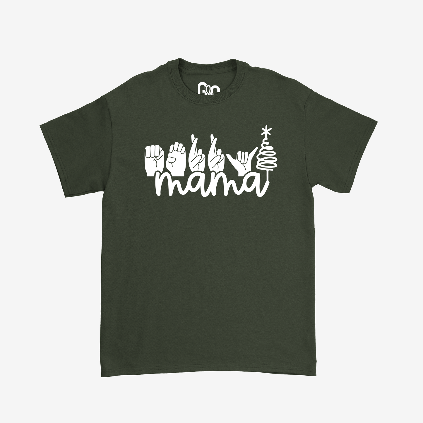 Merry Mama White Tee