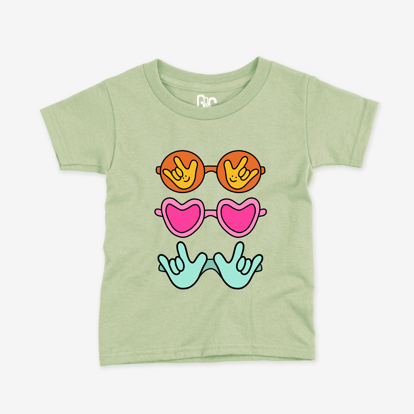 Summer Sunglass ILY Toddler Tee
