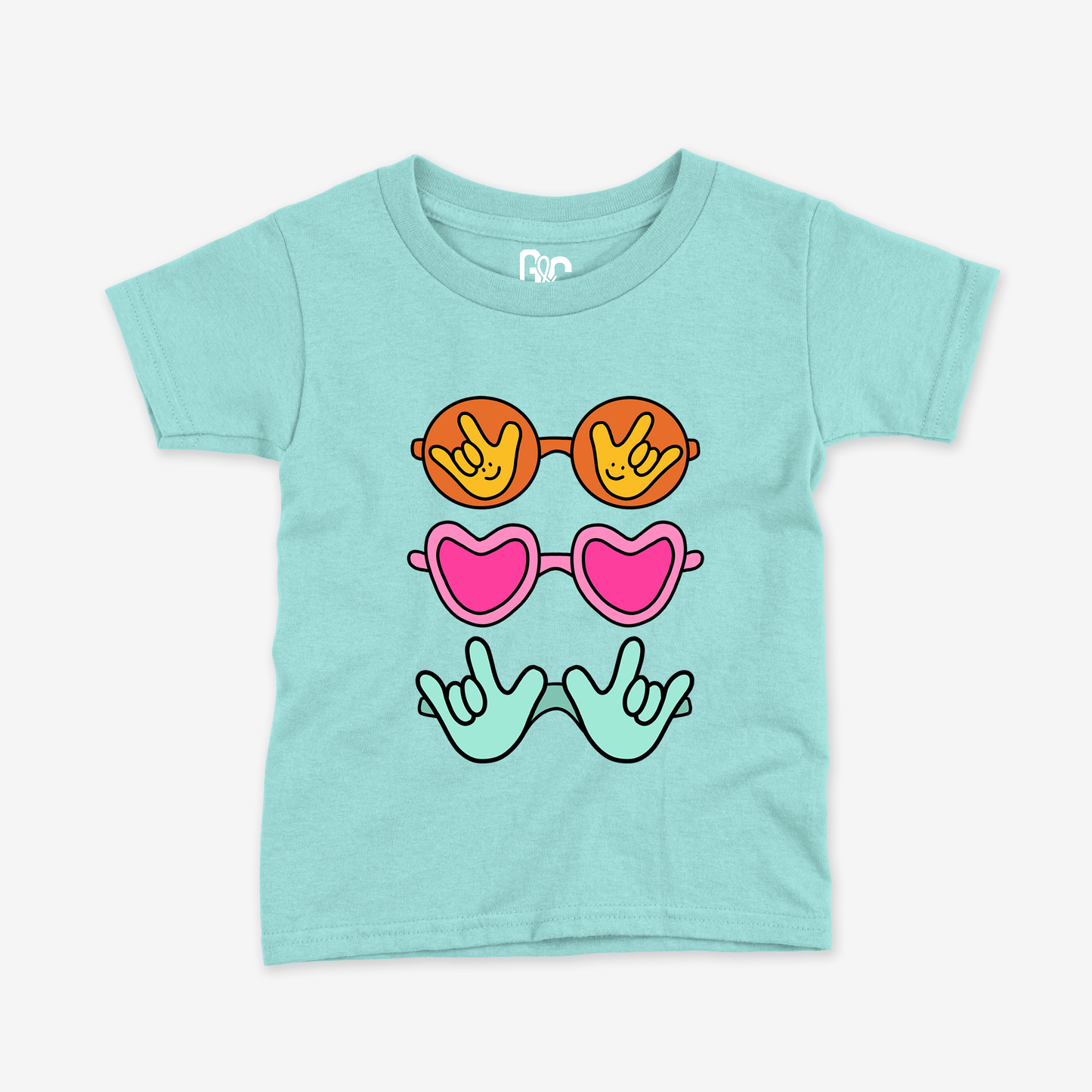 Summer Sunglass ILY Toddler Tee