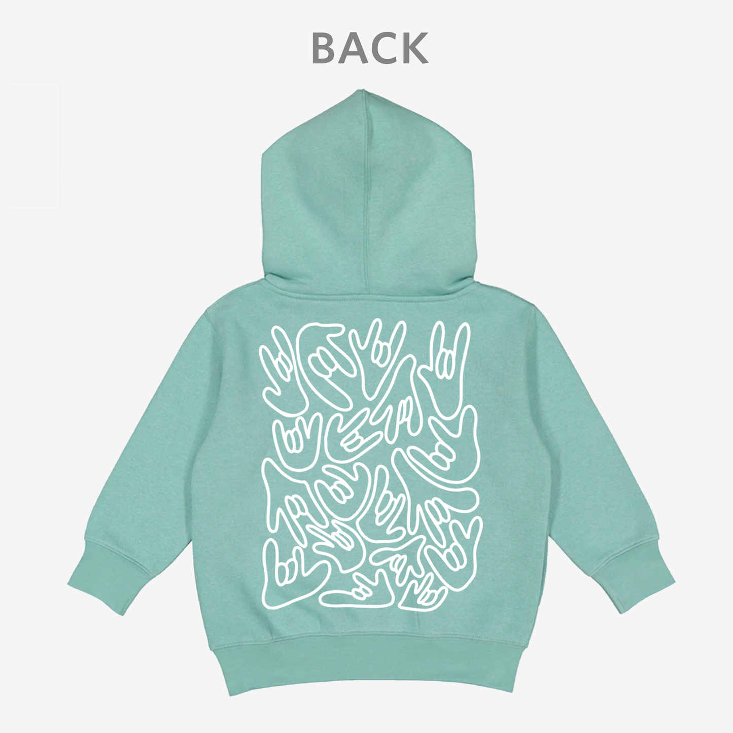 I Love You Toddler Hoodie