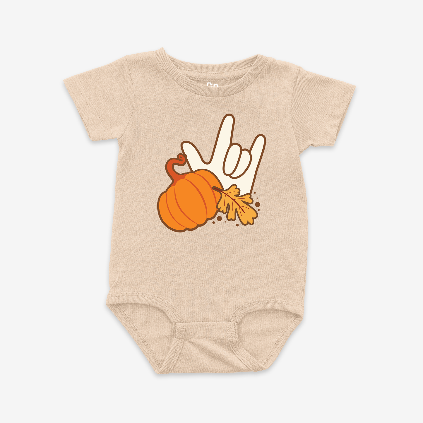 Pumpkin & ILY Onesie Tee