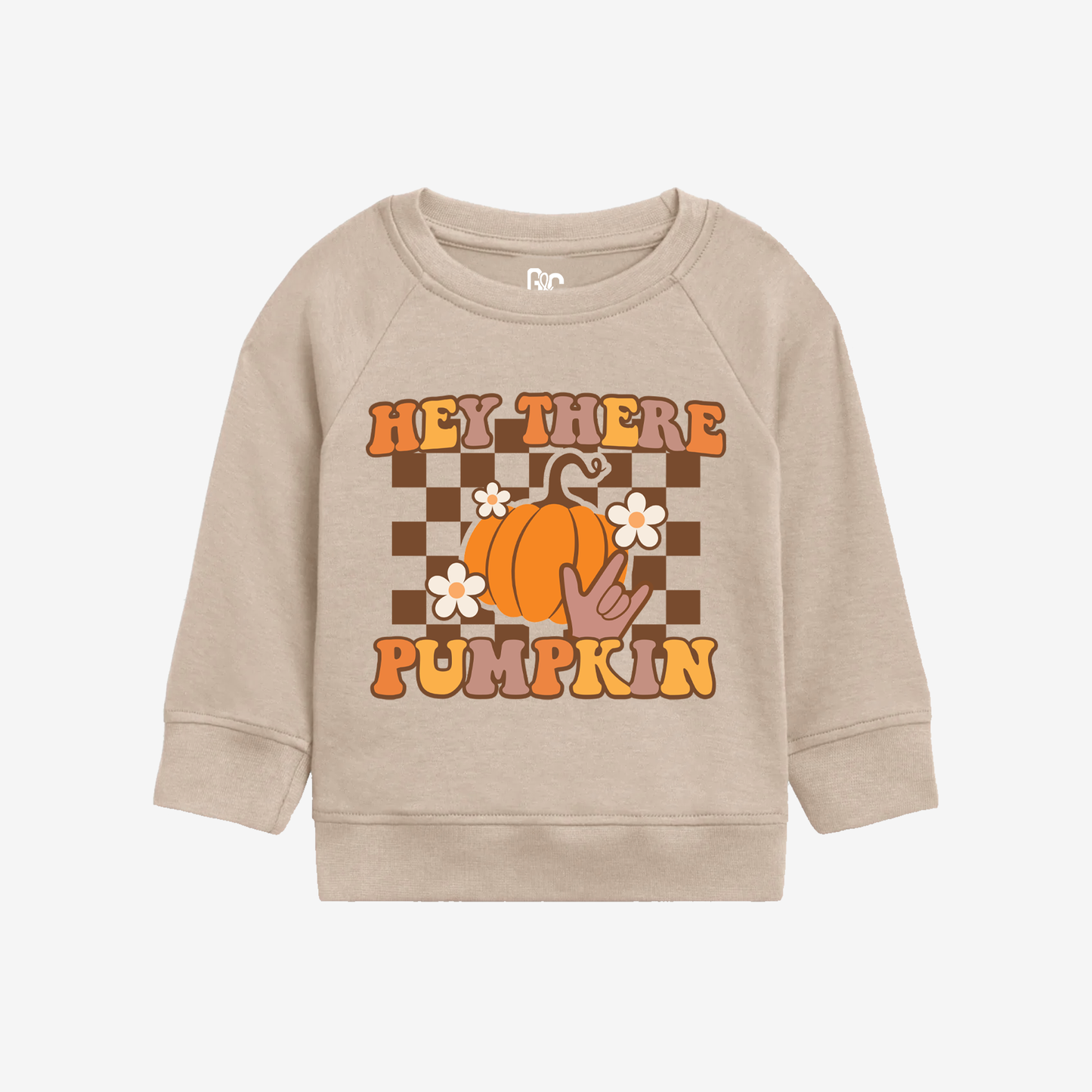 Hey there Pumpkin Toddler Crewneck