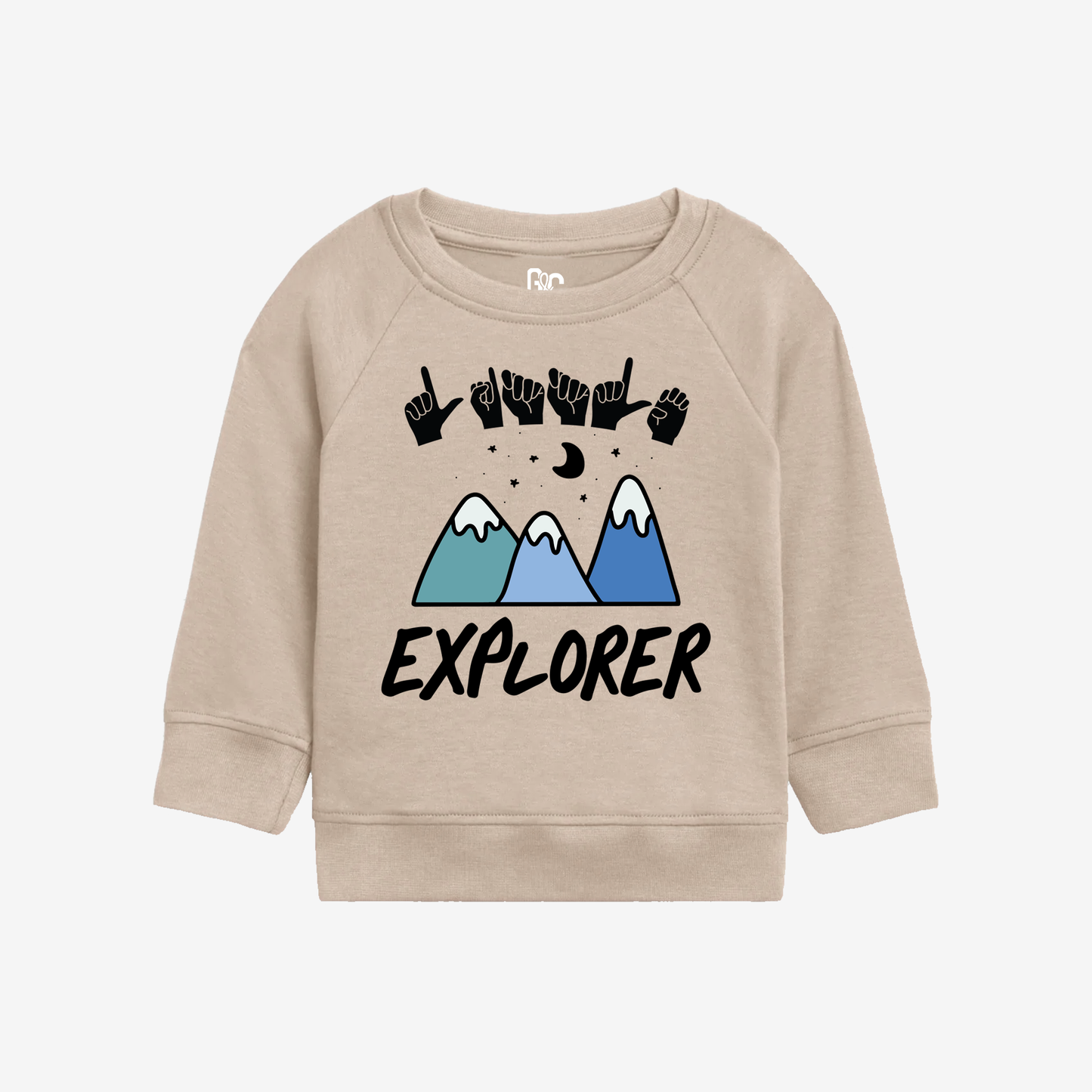 Little Explorer Toddler Crewneck
