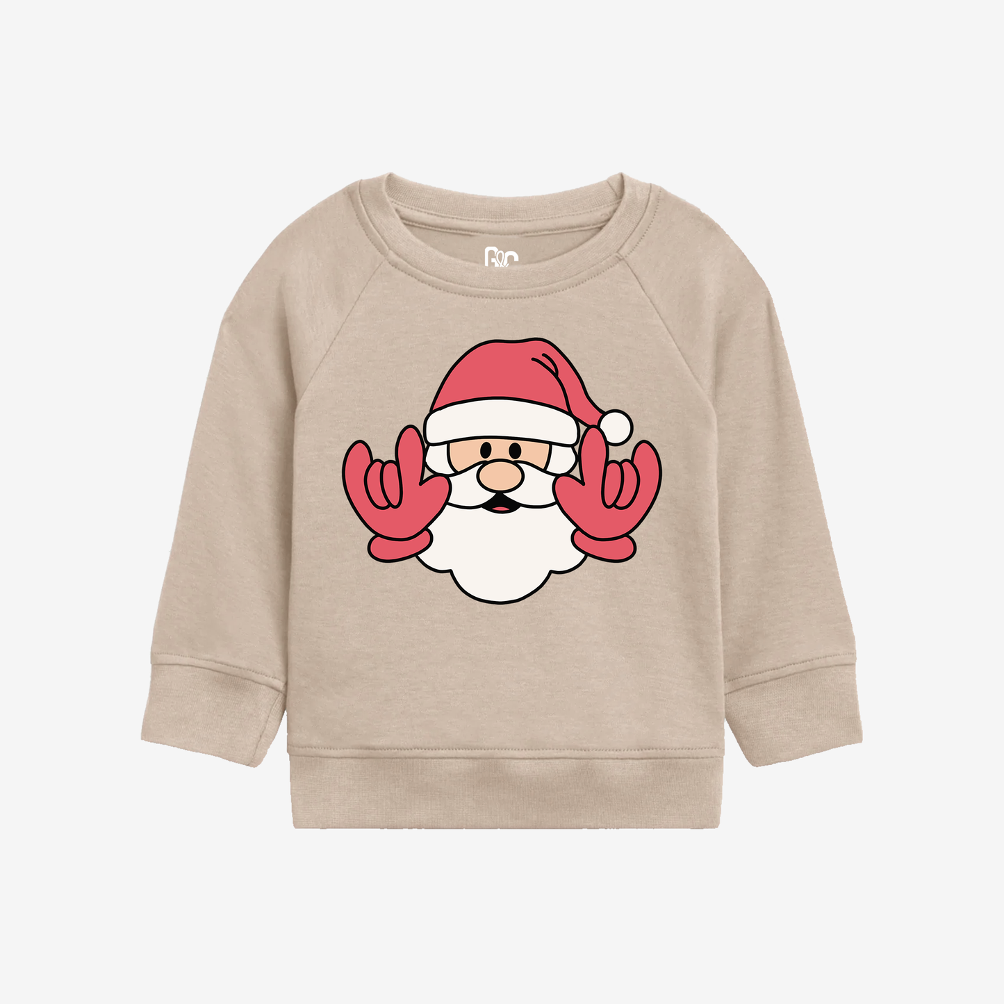 Santa ILY Toddler Crewneck