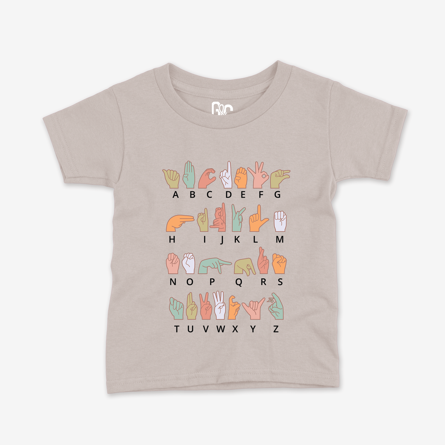 Sign Alphabet Toddler Tee