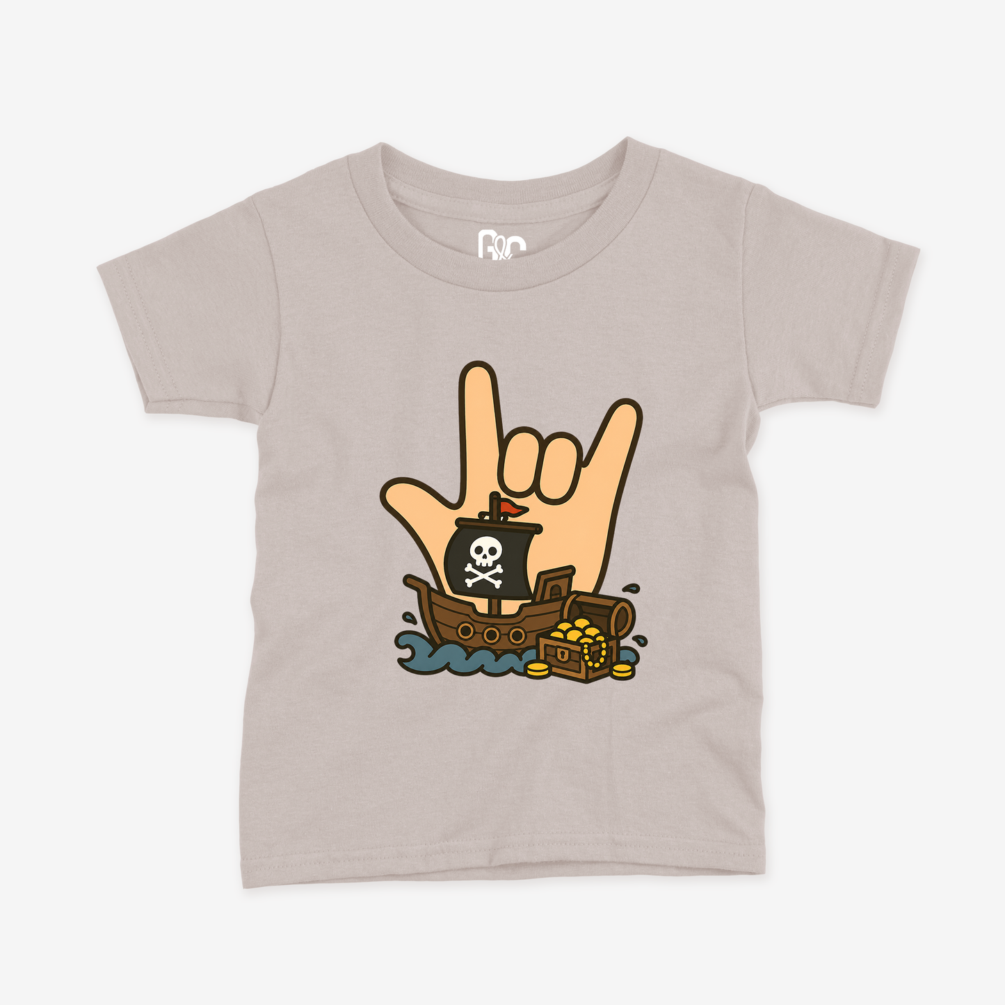Pirate ILY Toddler Tee