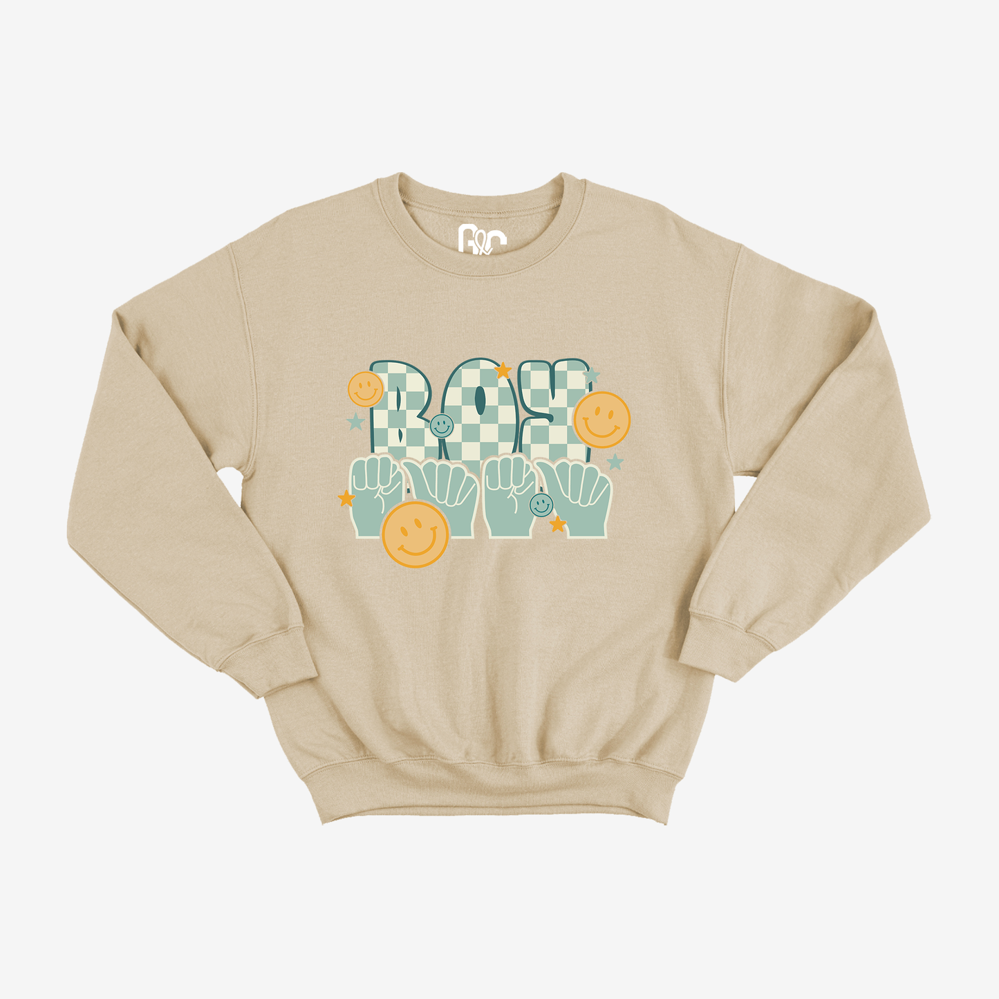 Retro Boy Mama Crewneck