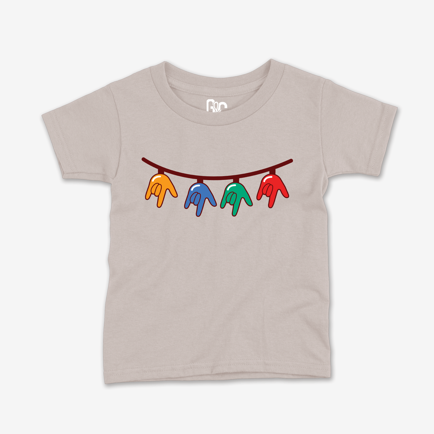 Christmas Light Bulb ILY Toddler Tee