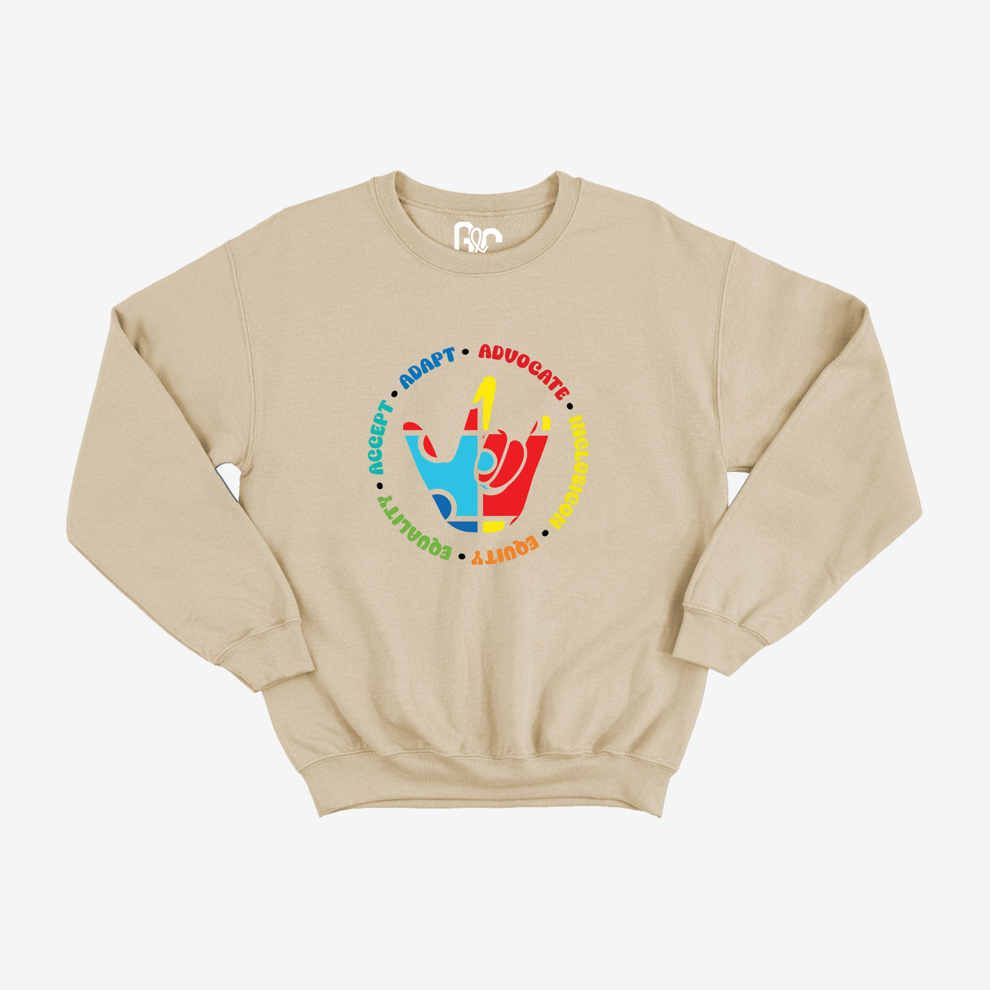 Adapt Advocate ILY... Crewneck
