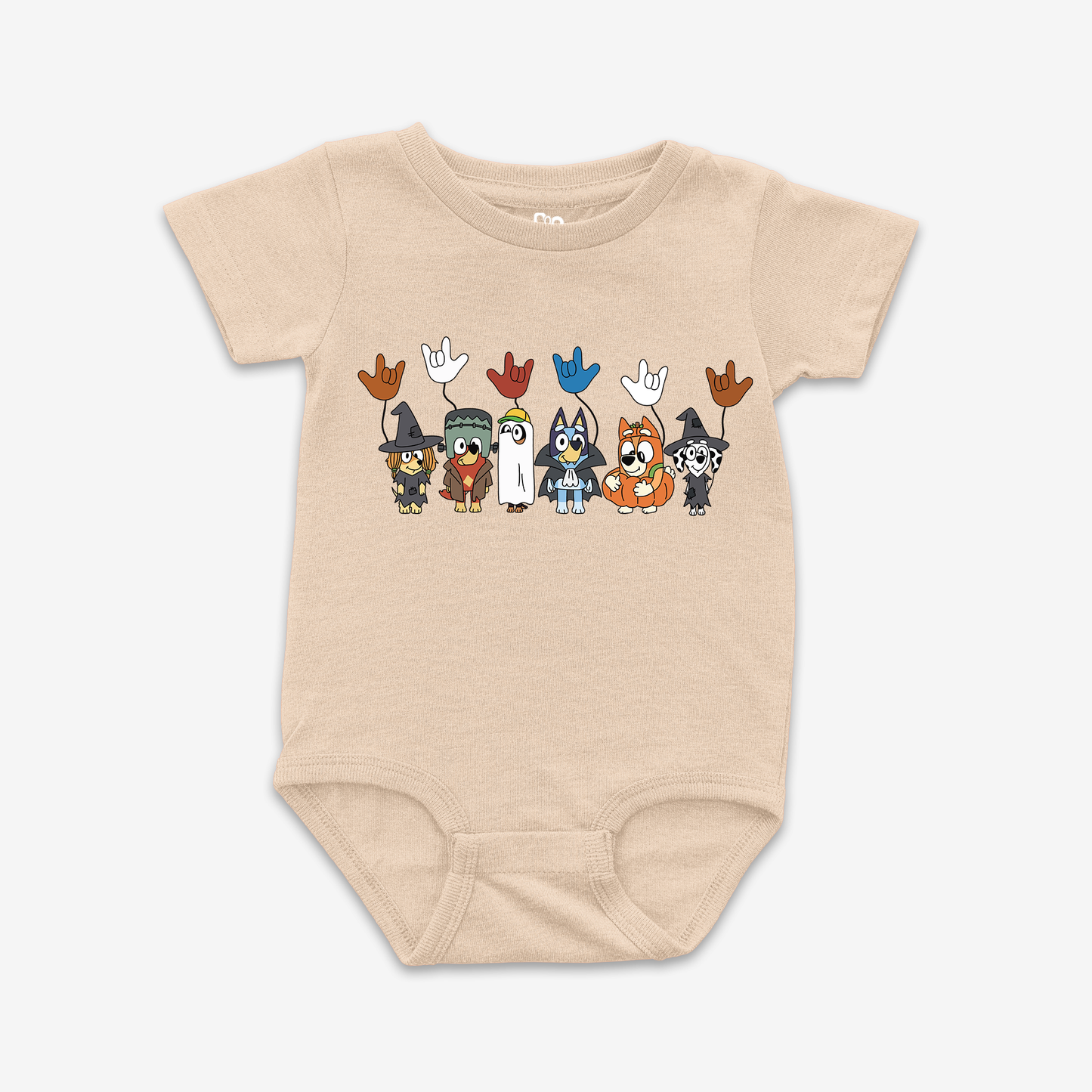 Bluey Halloween ILY Onesie Tee