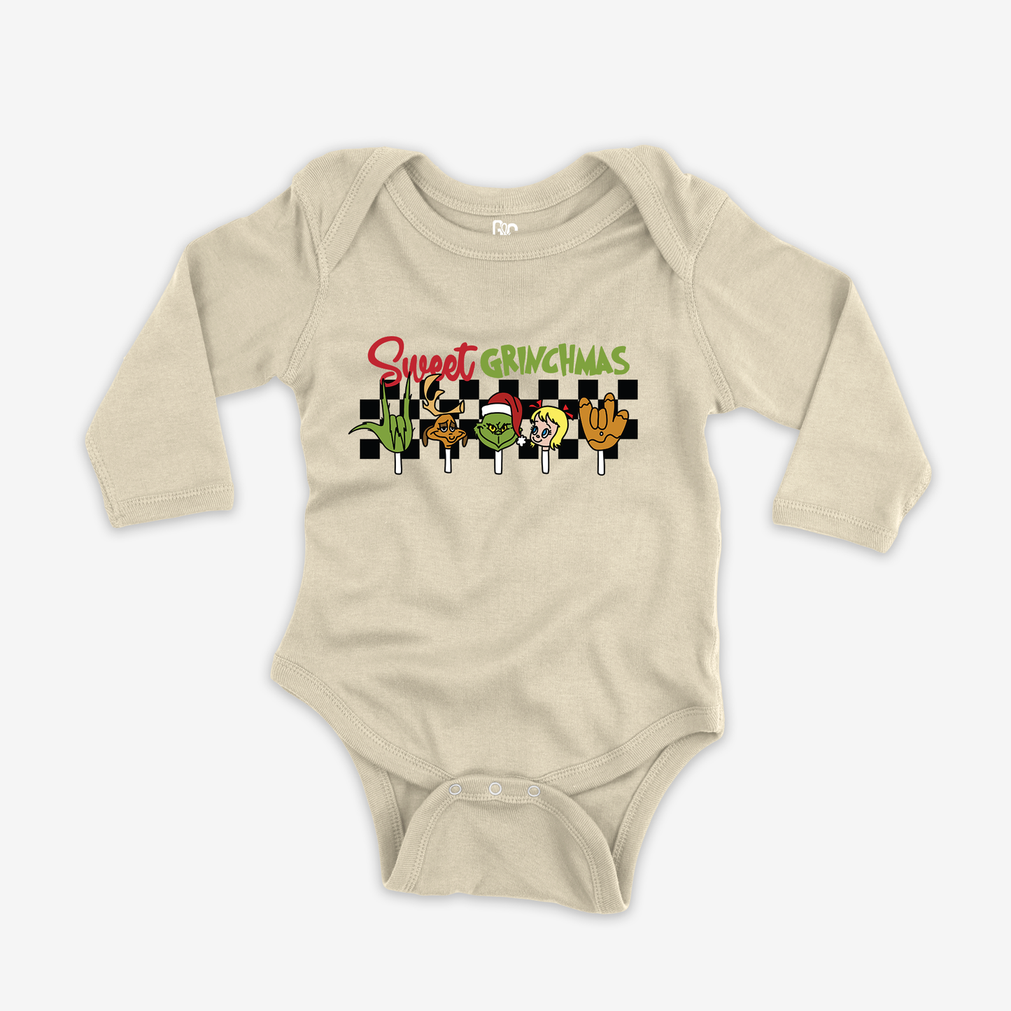 Sweet Grinchmas Onesie Sleeve
