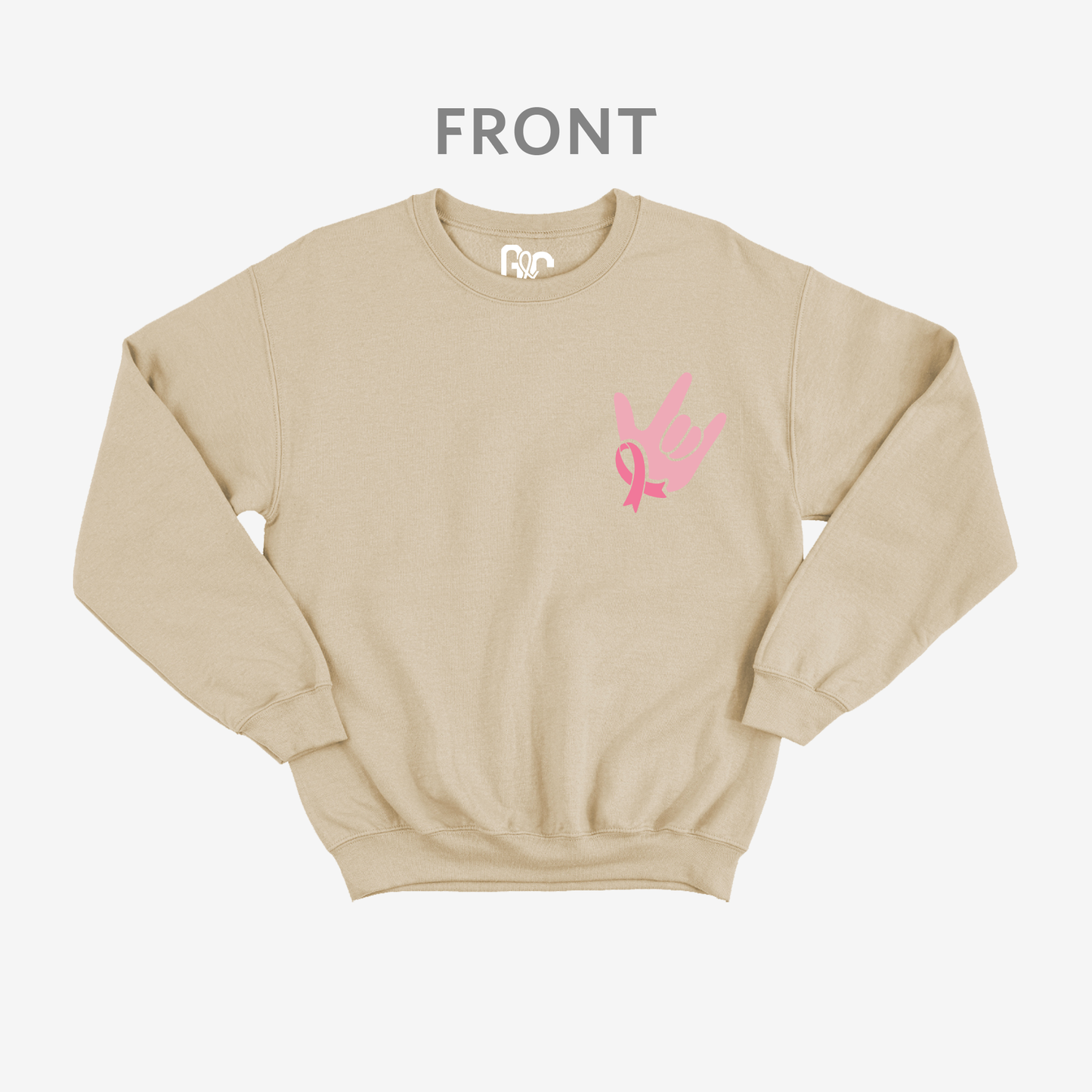 In October we wear pink Crewneck
