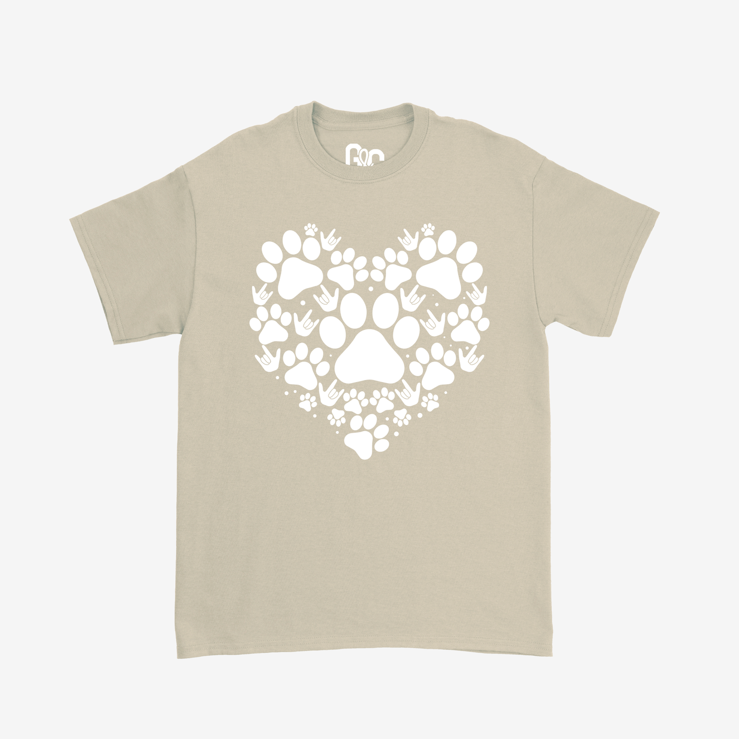 Paw ILY Doodle Tee