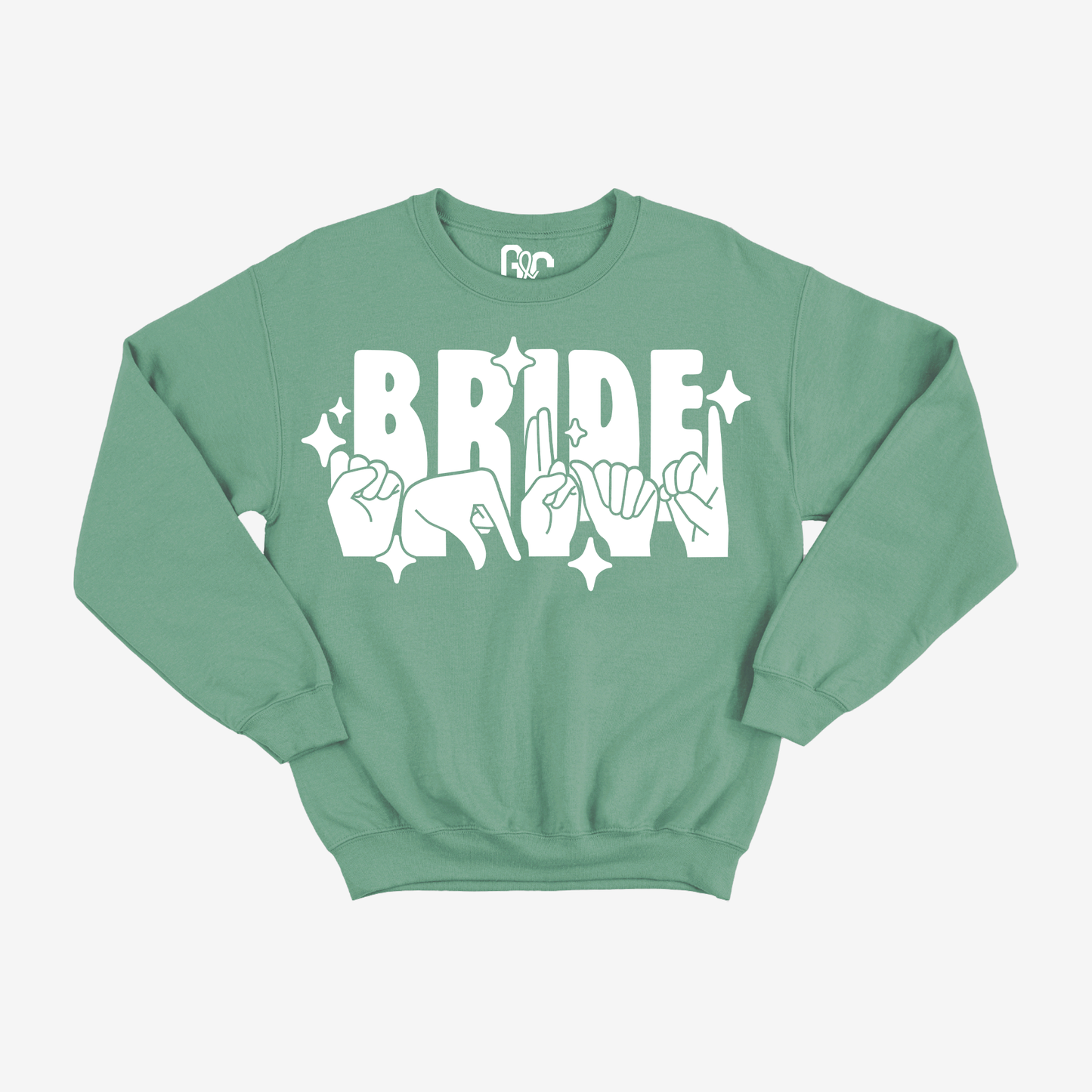 Bride Squad Sparkle Crewneck