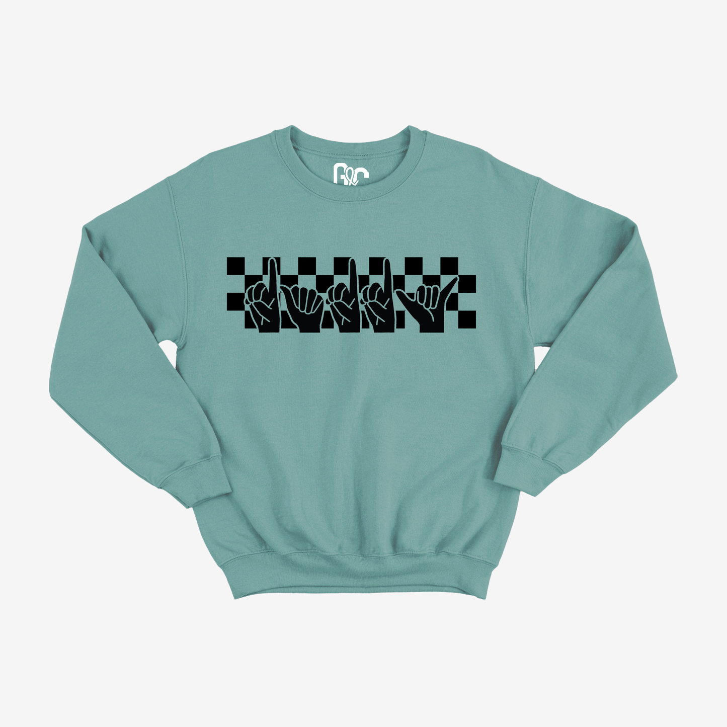 Checked Daddy Crewneck