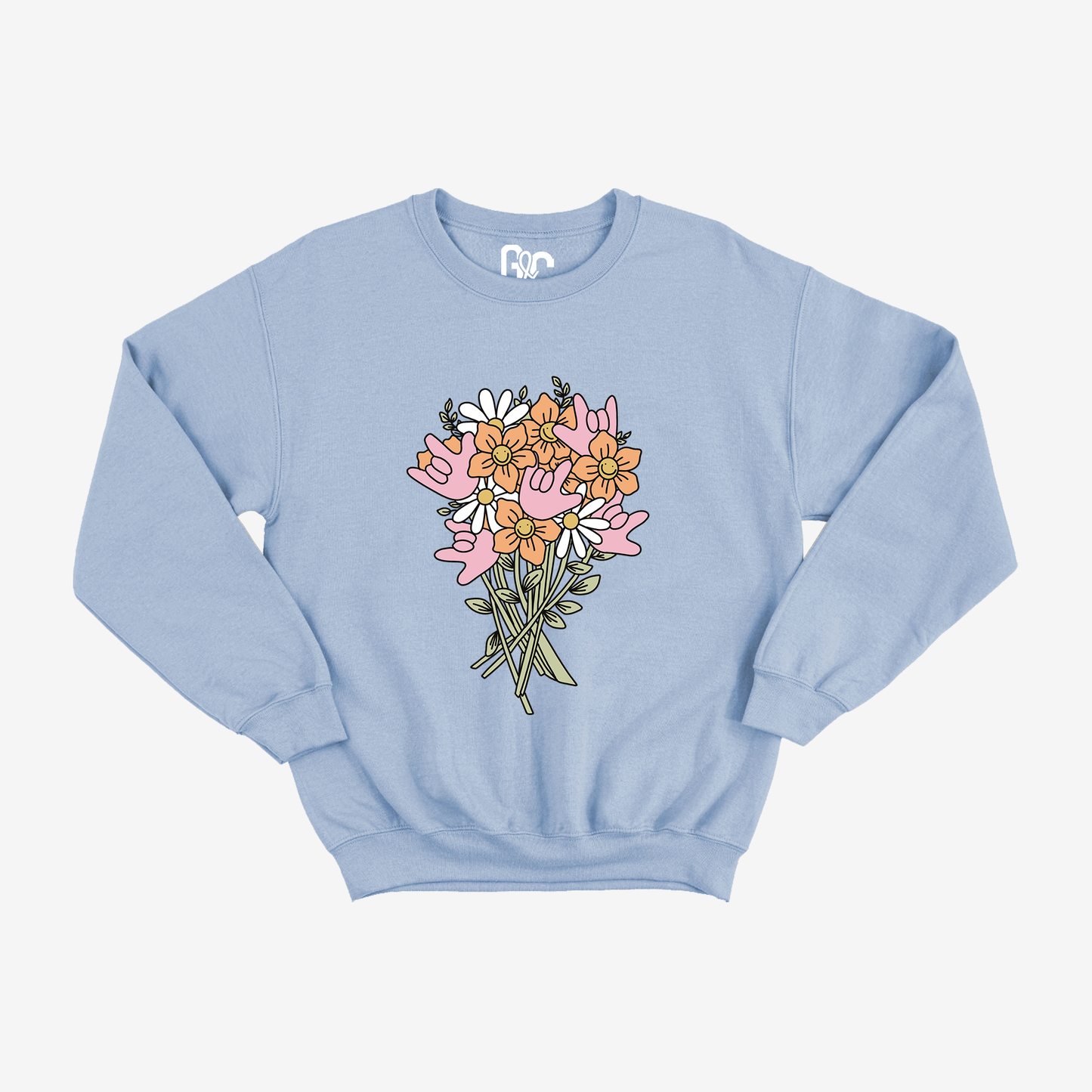 ILY Flower Crewneck
