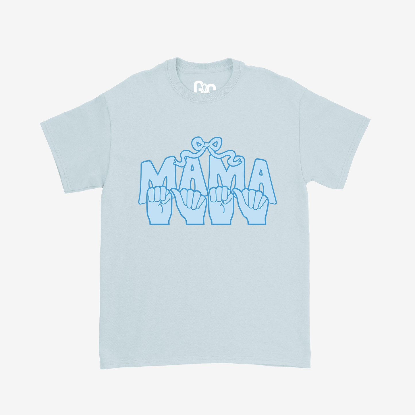 Blue Coquette Mama Tee