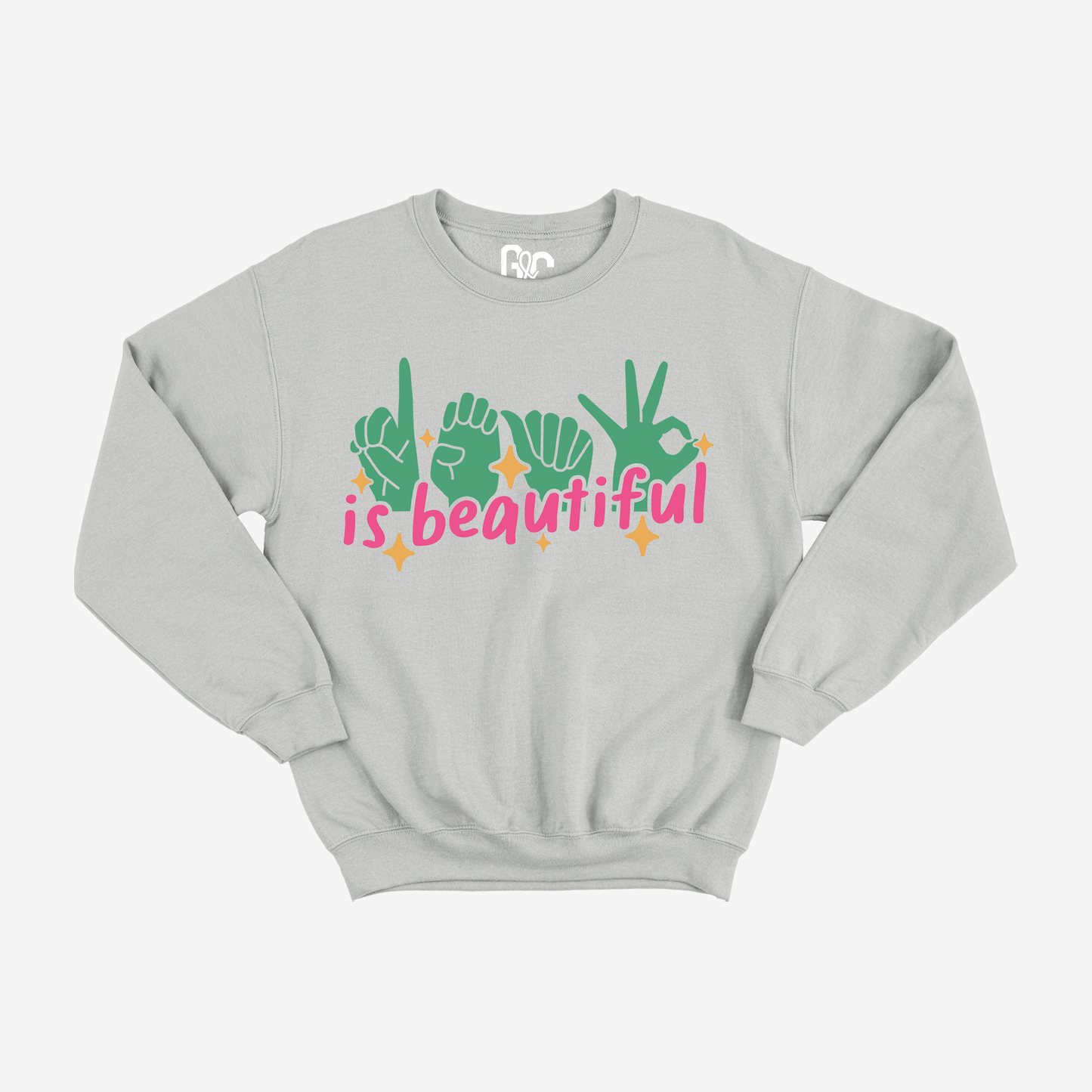 Deaf is Beautiful Crewneck