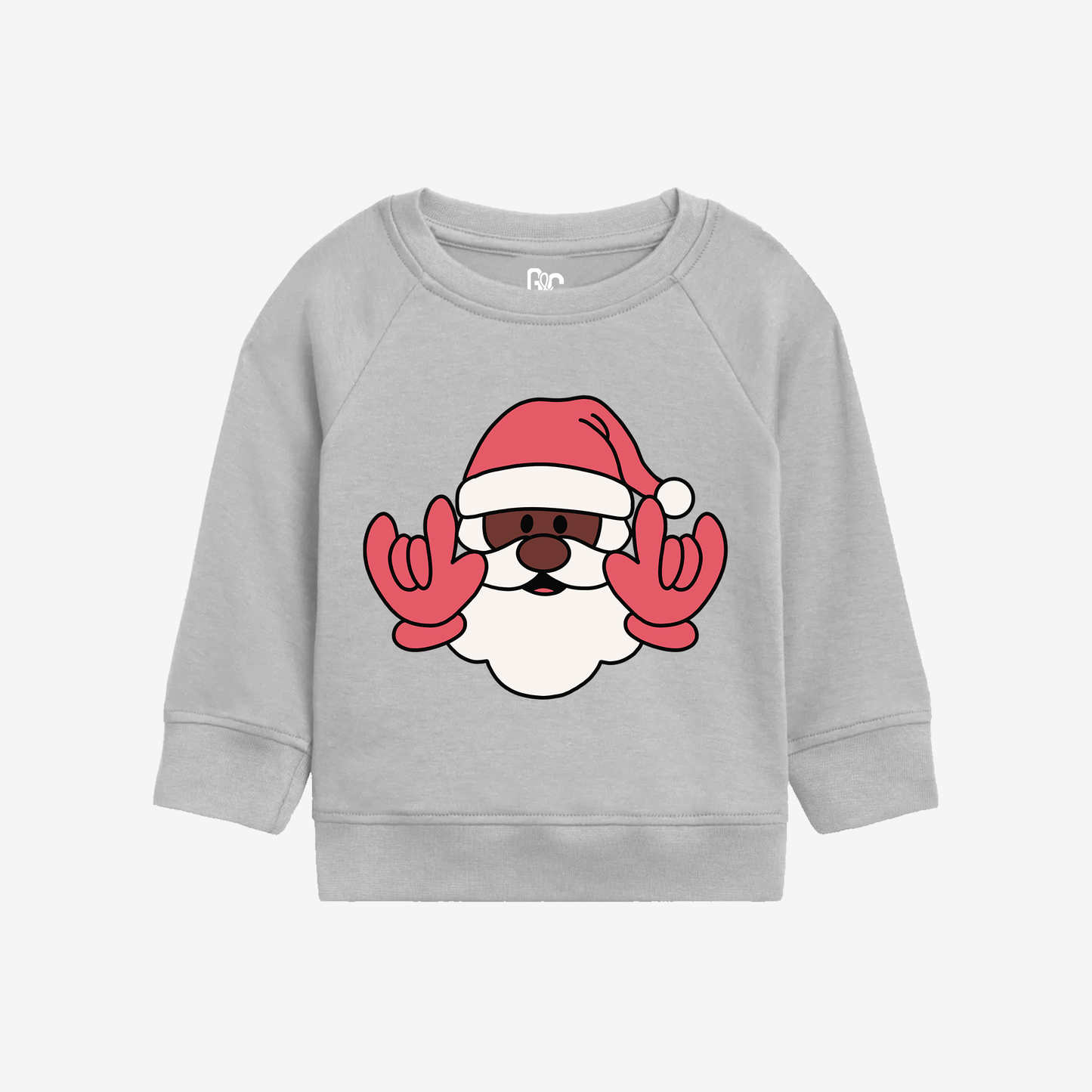 Santa ILY Toddler Crewneck