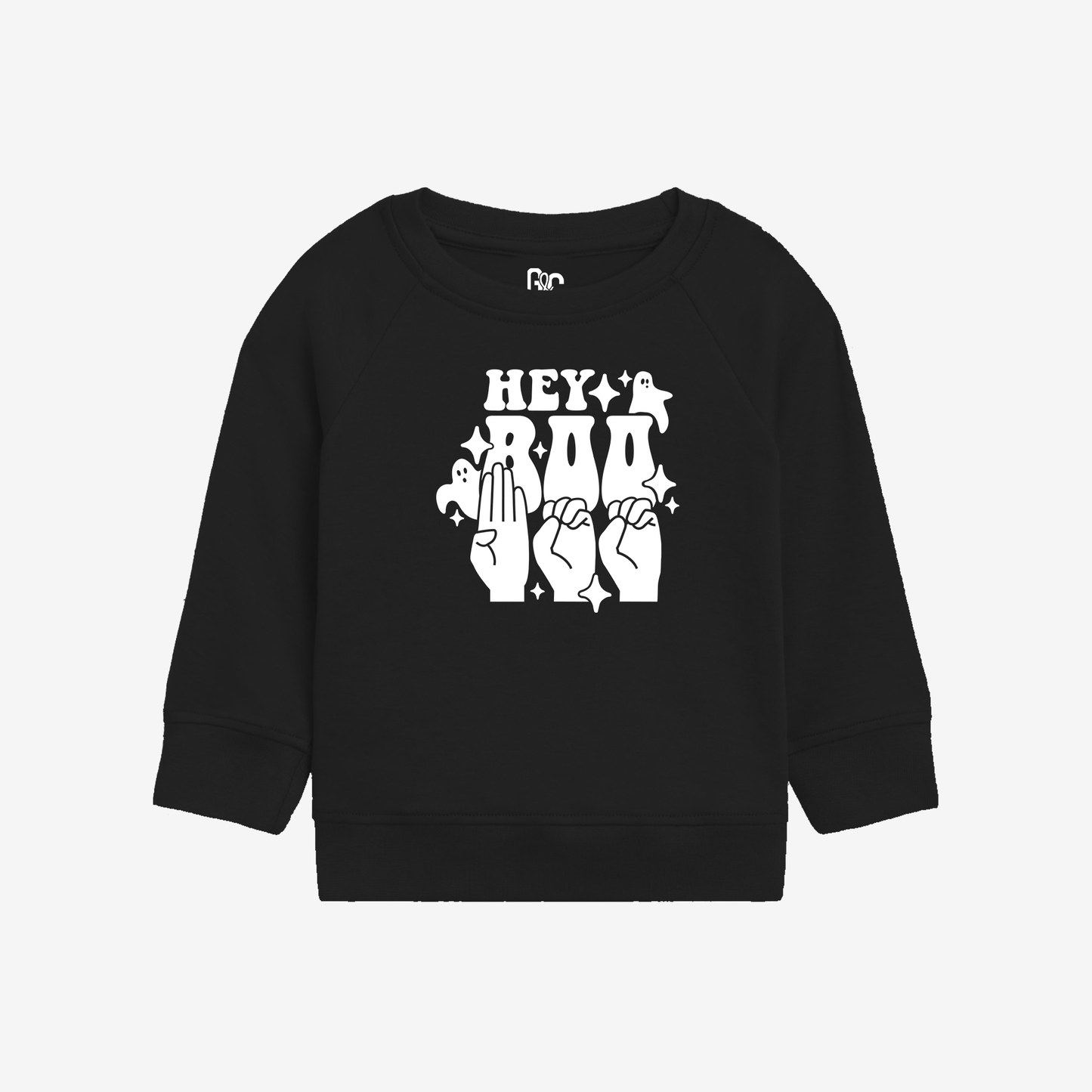 Hey Boo Toddler Crewneck