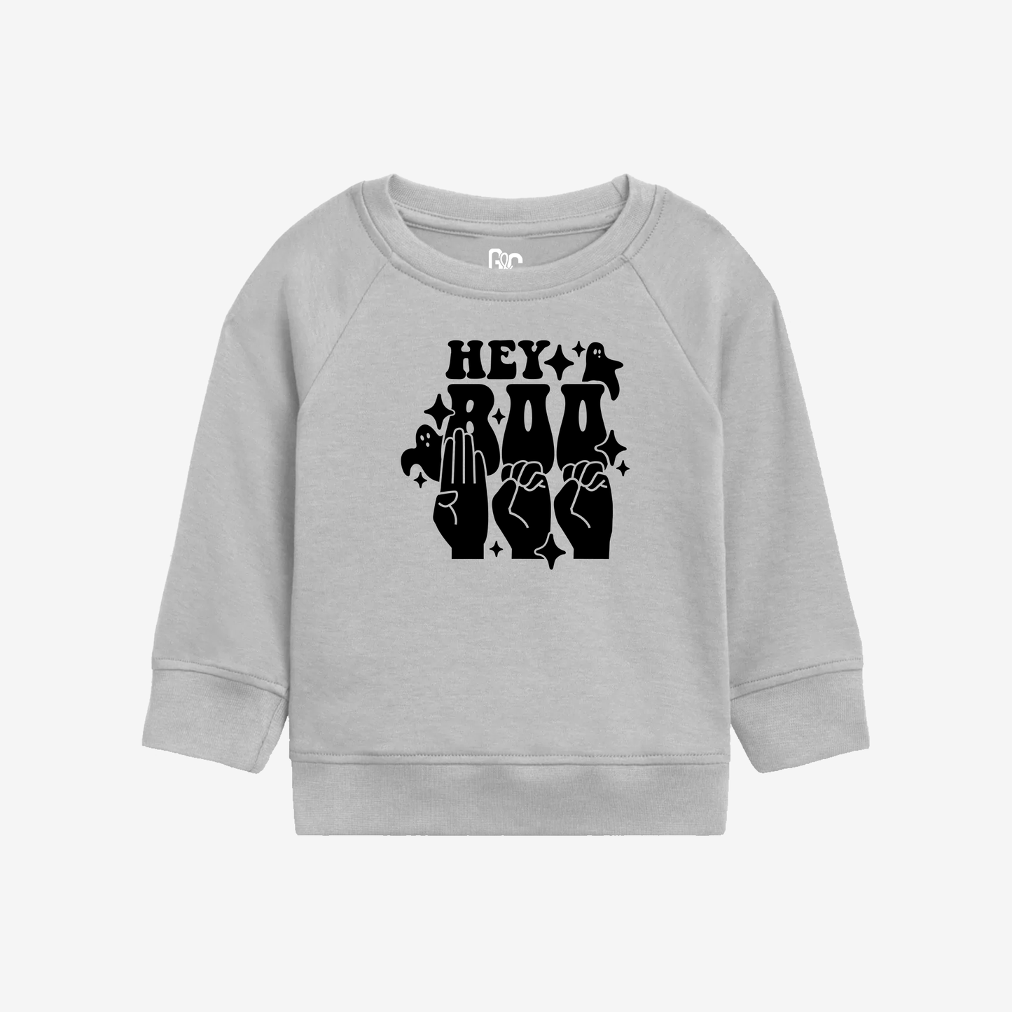 Hey Boo Toddler Crewneck