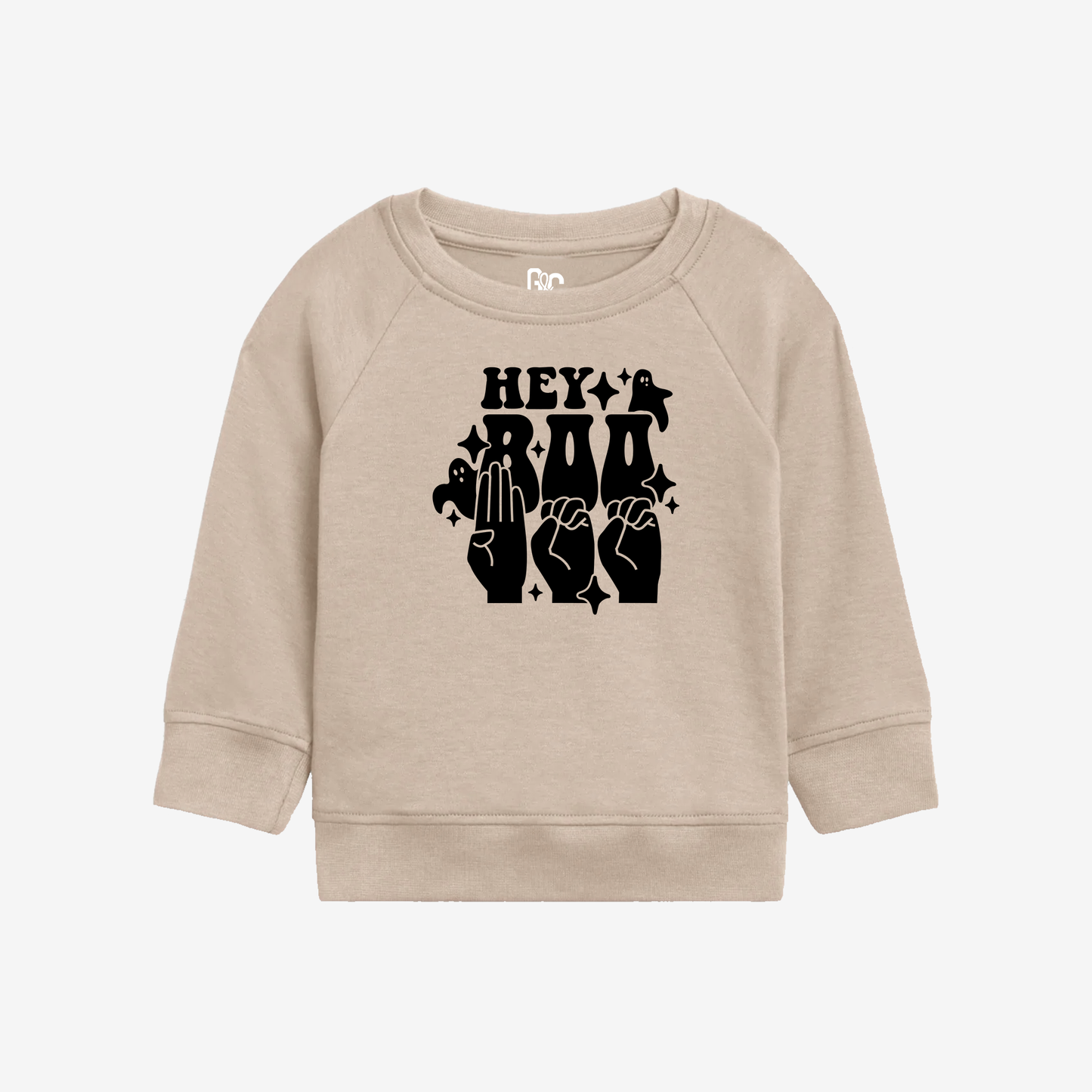 Hey Boo Toddler Crewneck