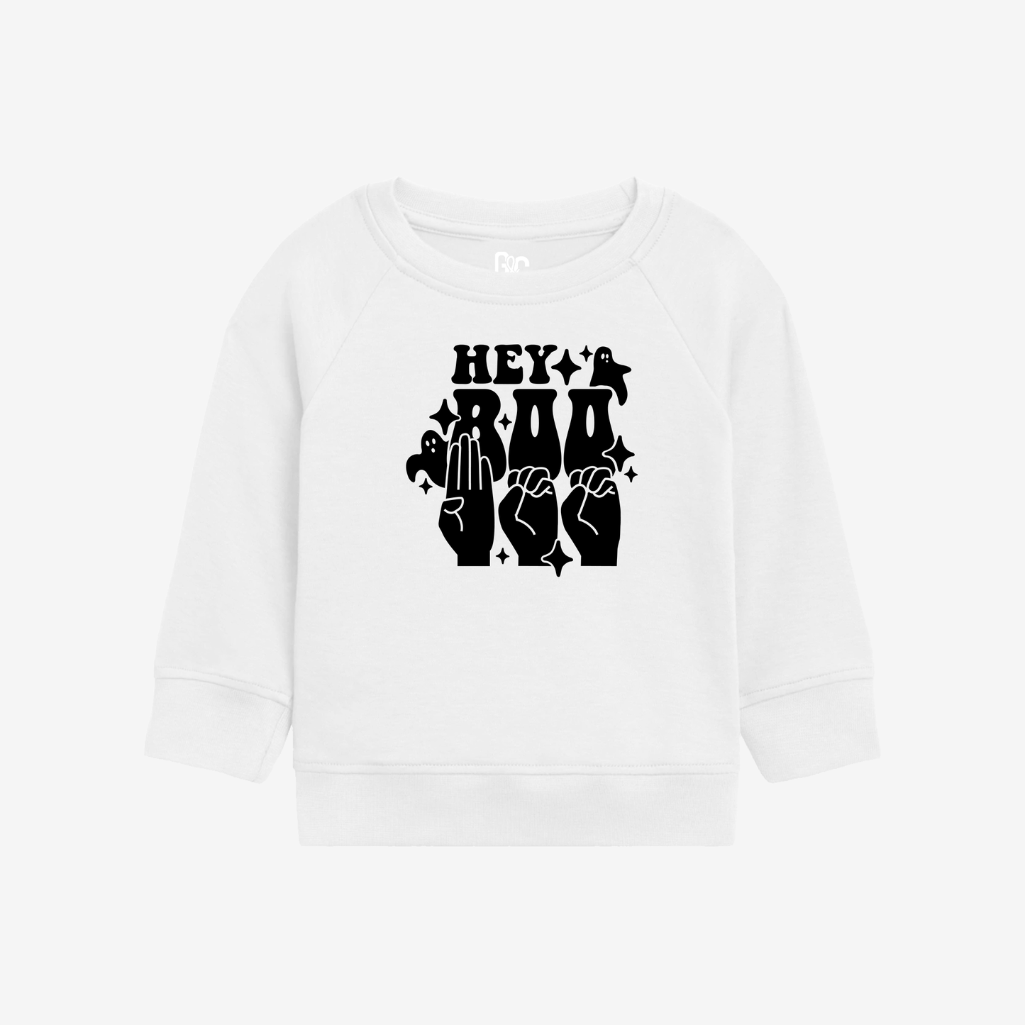 Hey Boo Toddler Crewneck