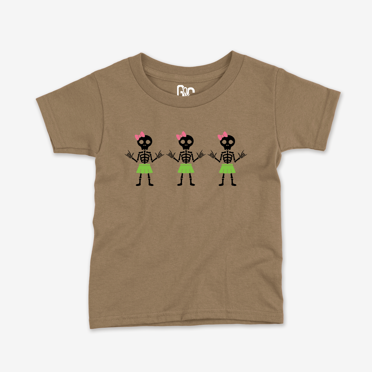 Girl Skeleton Toddler Tee
